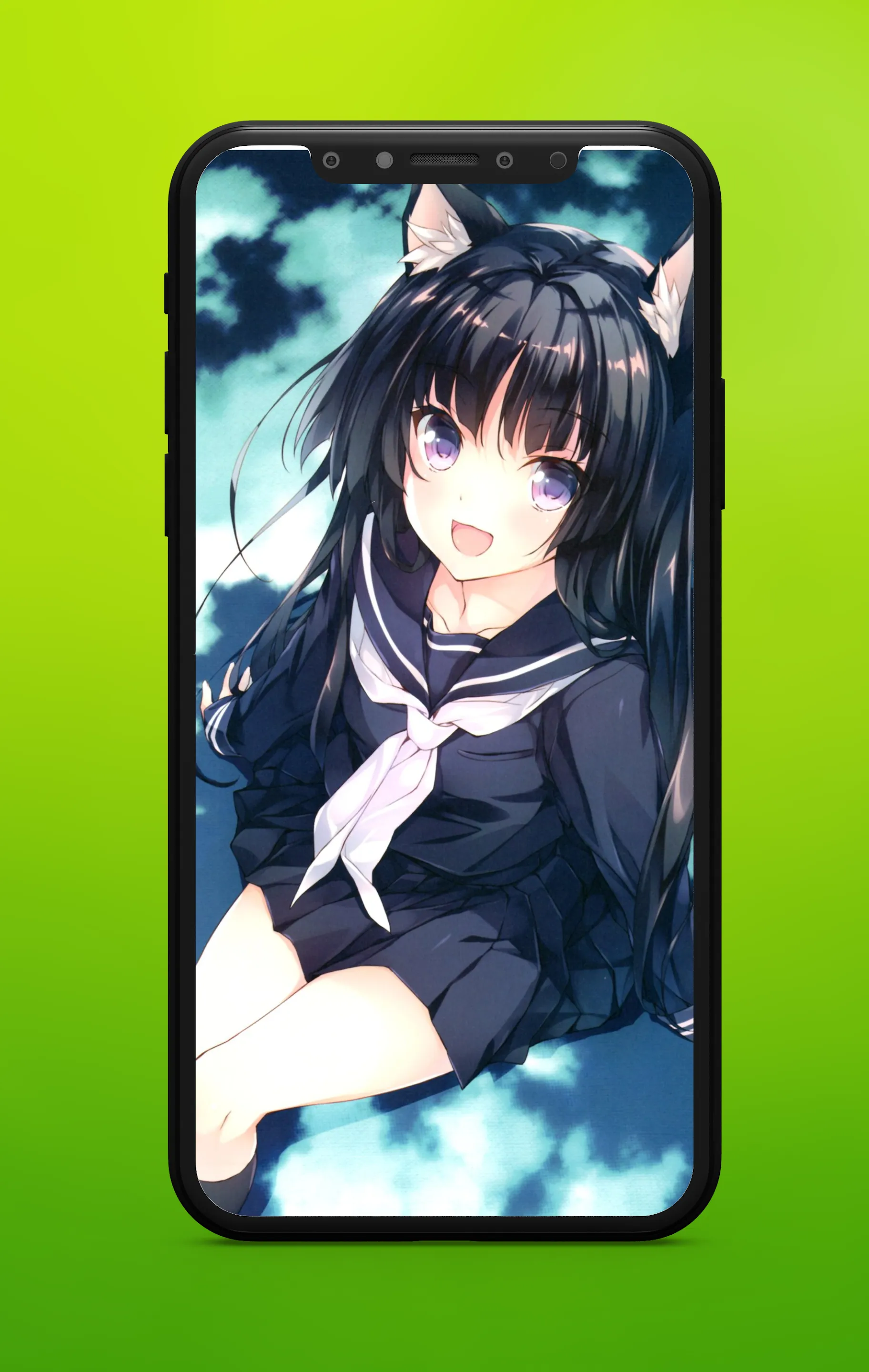 + Anime Wallpaper Girl Neko | Indus Appstore | Screenshot