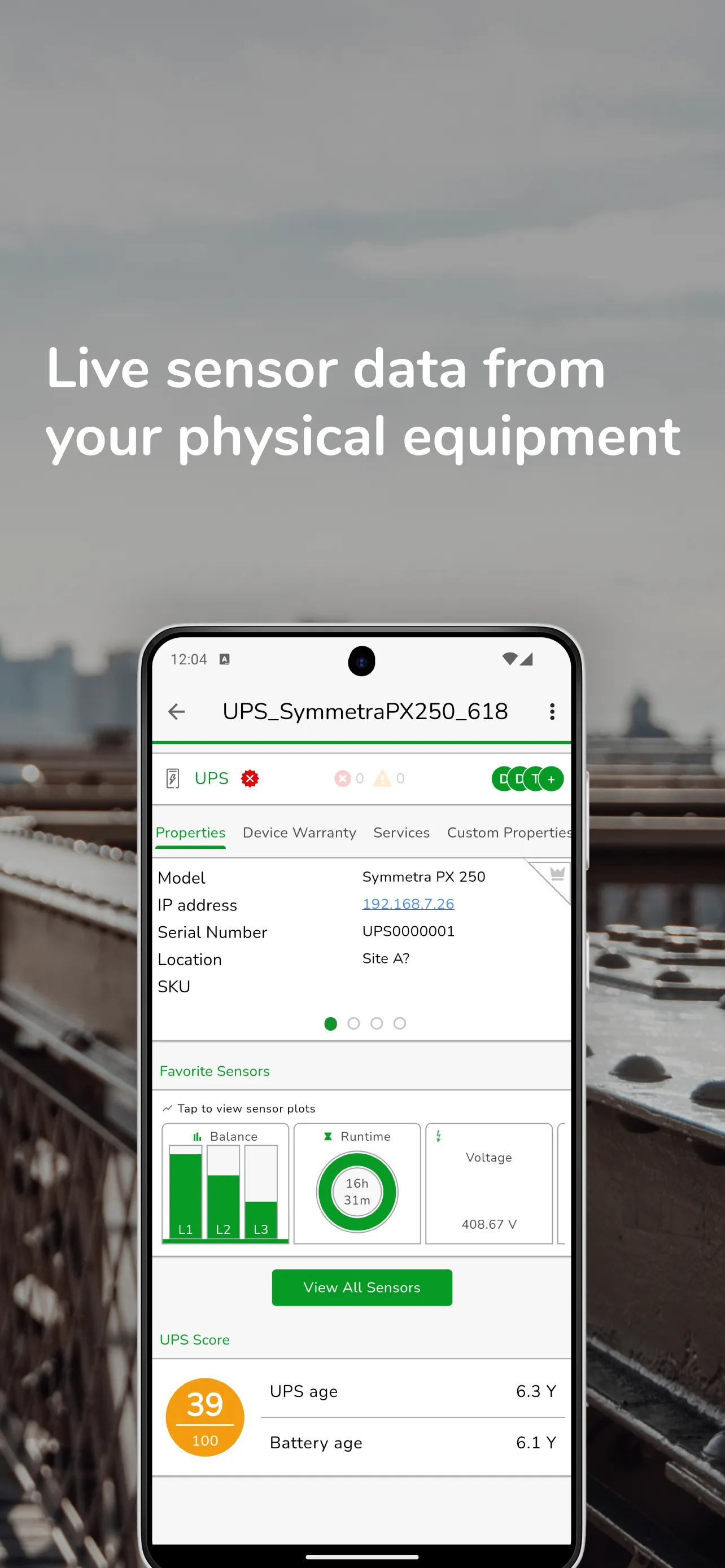 EcoStruxure IT | Indus Appstore | Screenshot