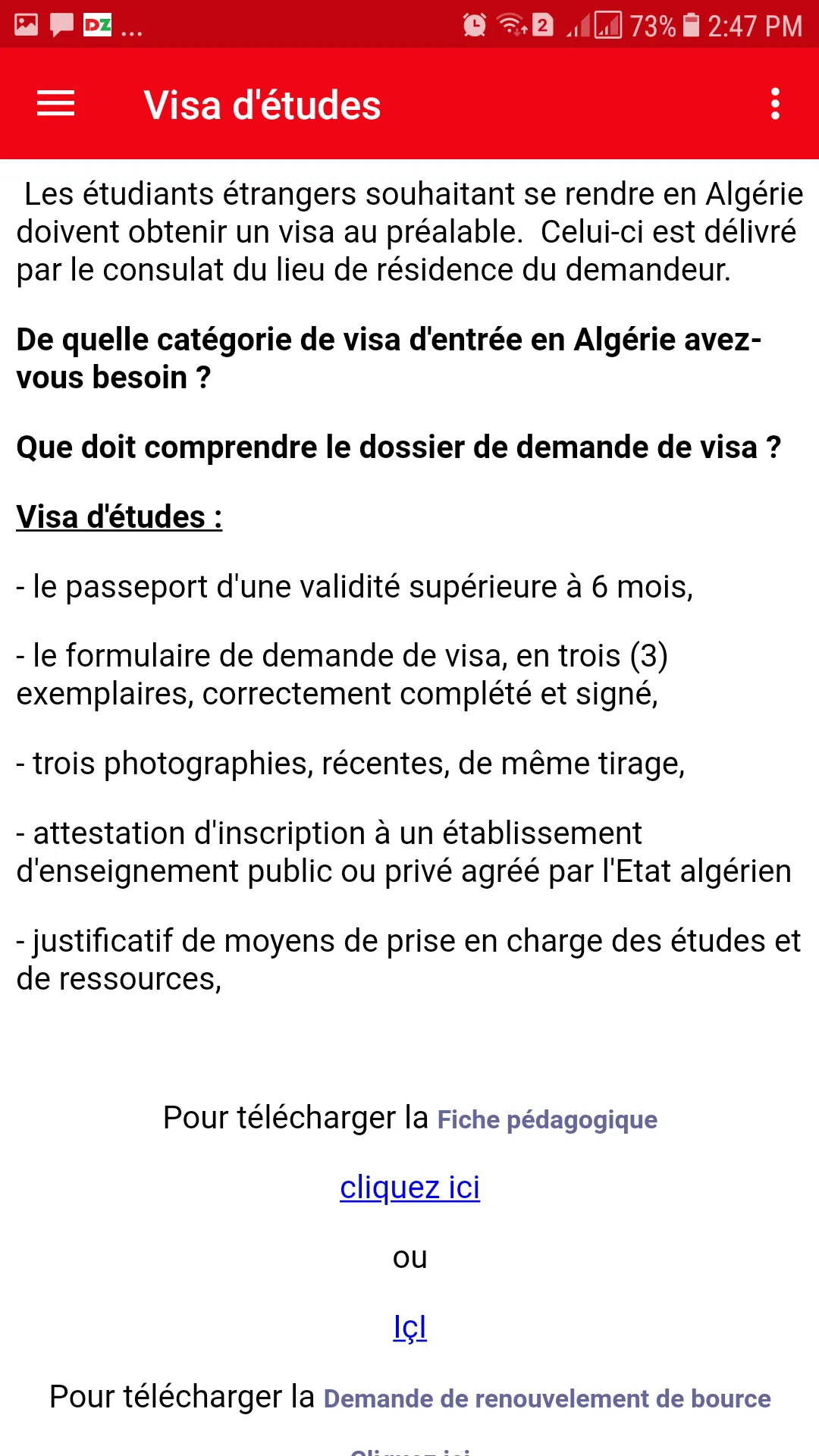 Vers L'Algerie | Indus Appstore | Screenshot