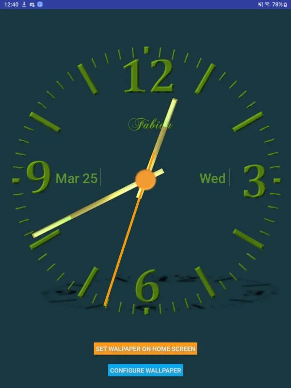 Nice Night Clock Wallpaper | Indus Appstore | Screenshot