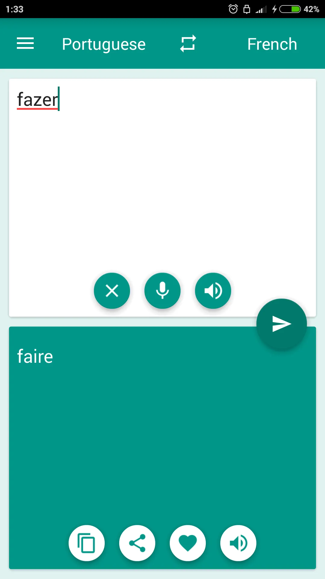 French-Portuguese Translator | Indus Appstore | Screenshot