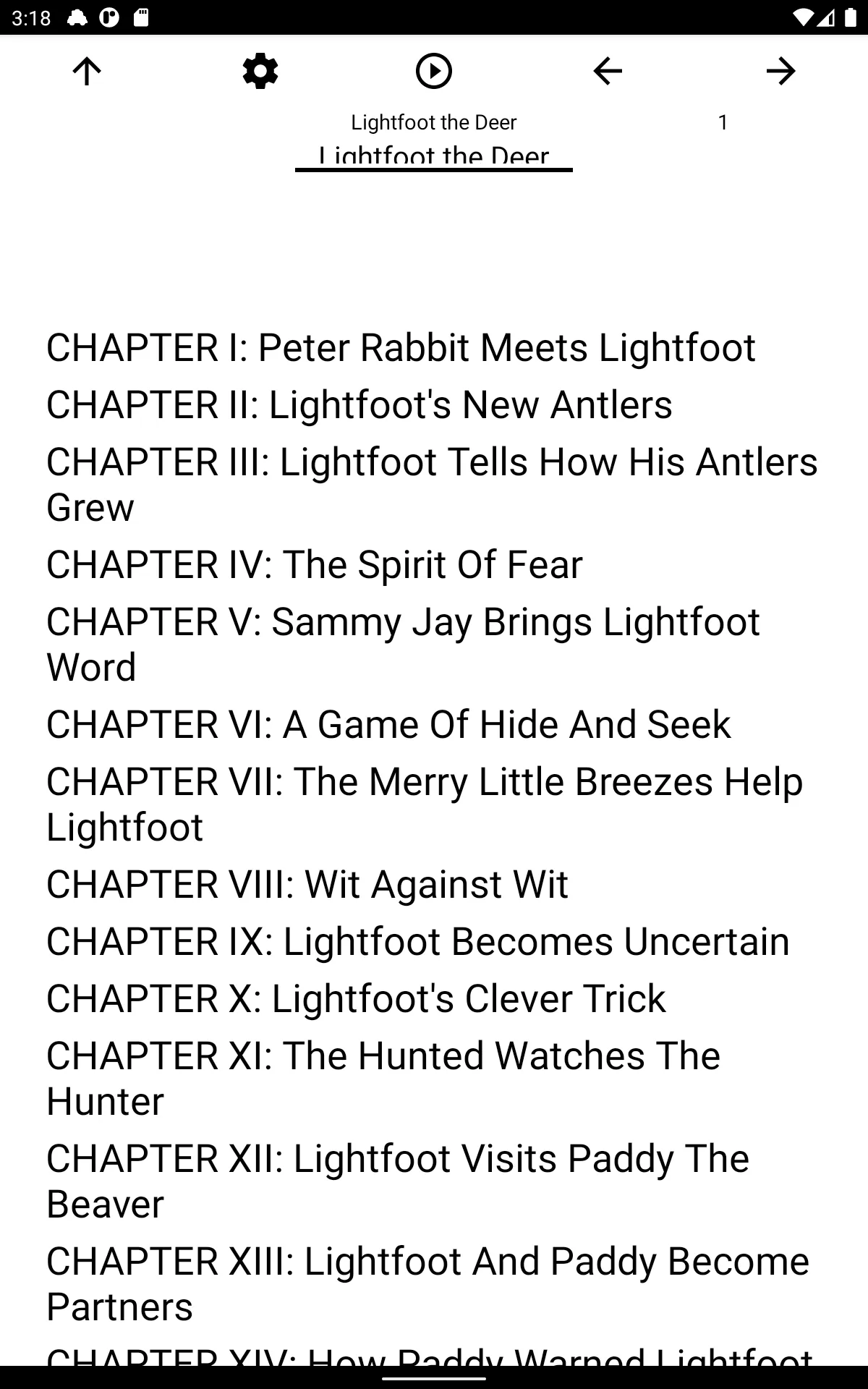 Book, Lightfoot the Deer | Indus Appstore | Screenshot