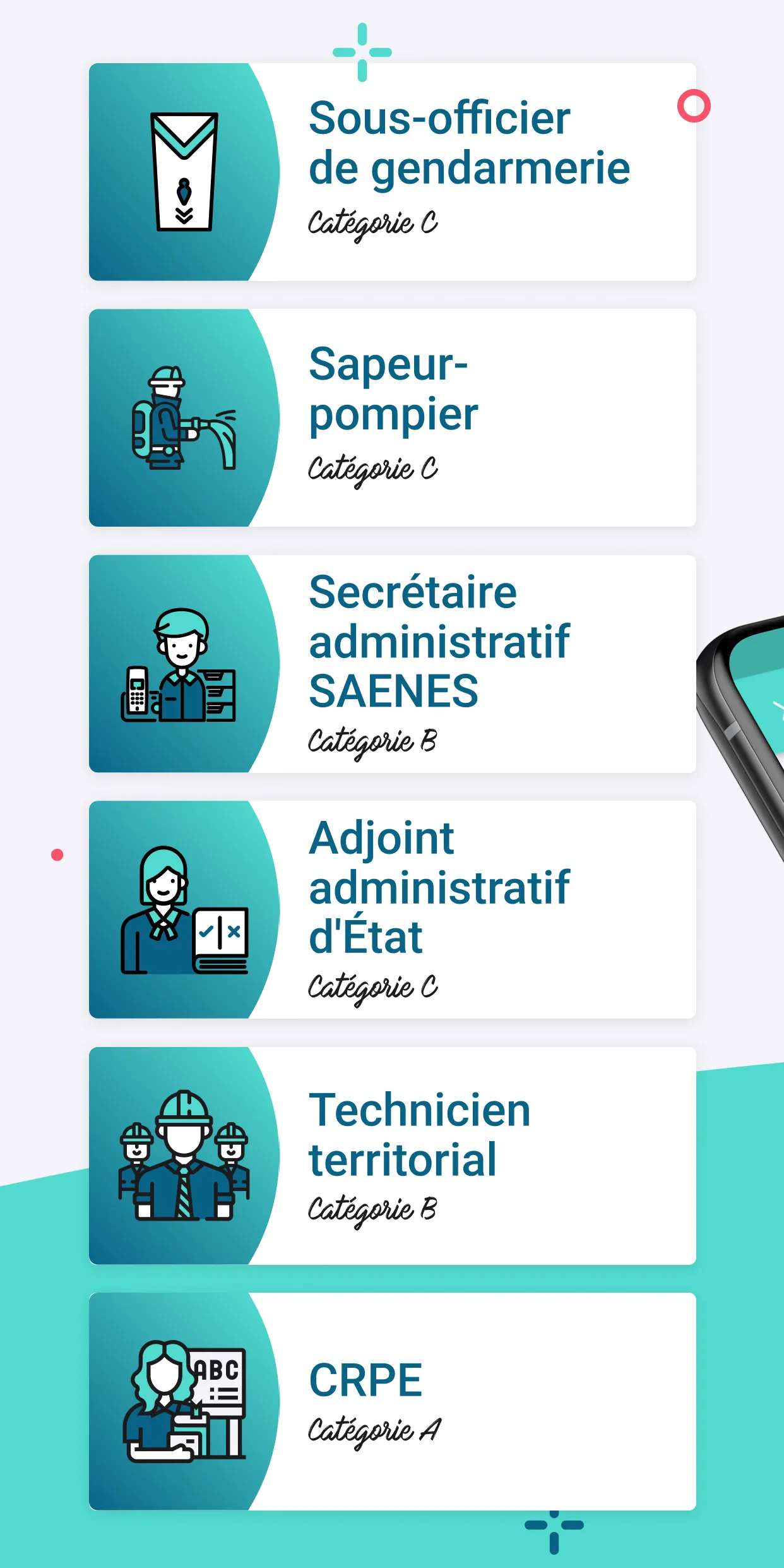 Prépa fonction publique 2024 | Indus Appstore | Screenshot