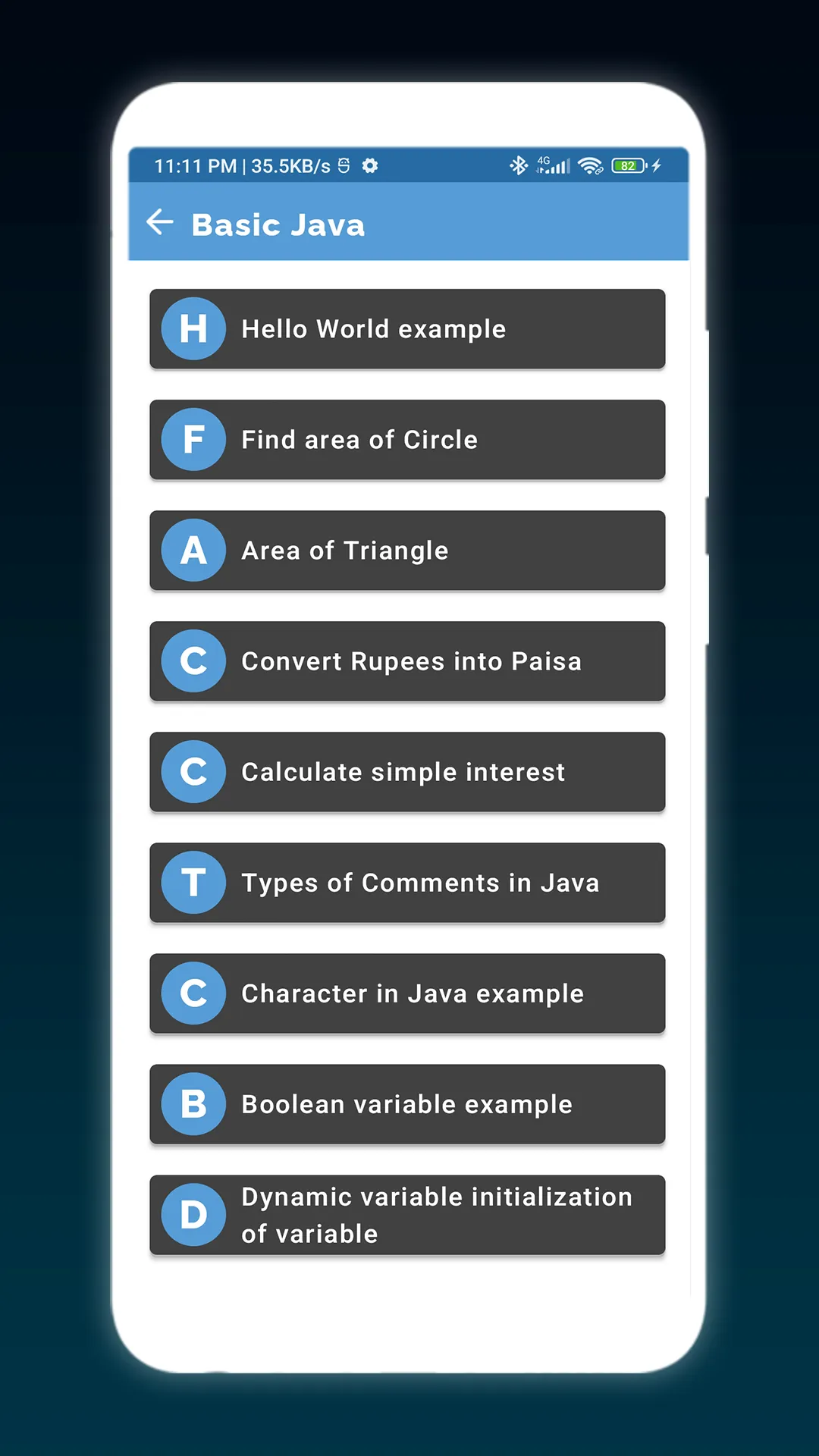 Java Programs: 500+ Examples | Indus Appstore | Screenshot