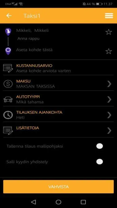 Taksi1 | Indus Appstore | Screenshot