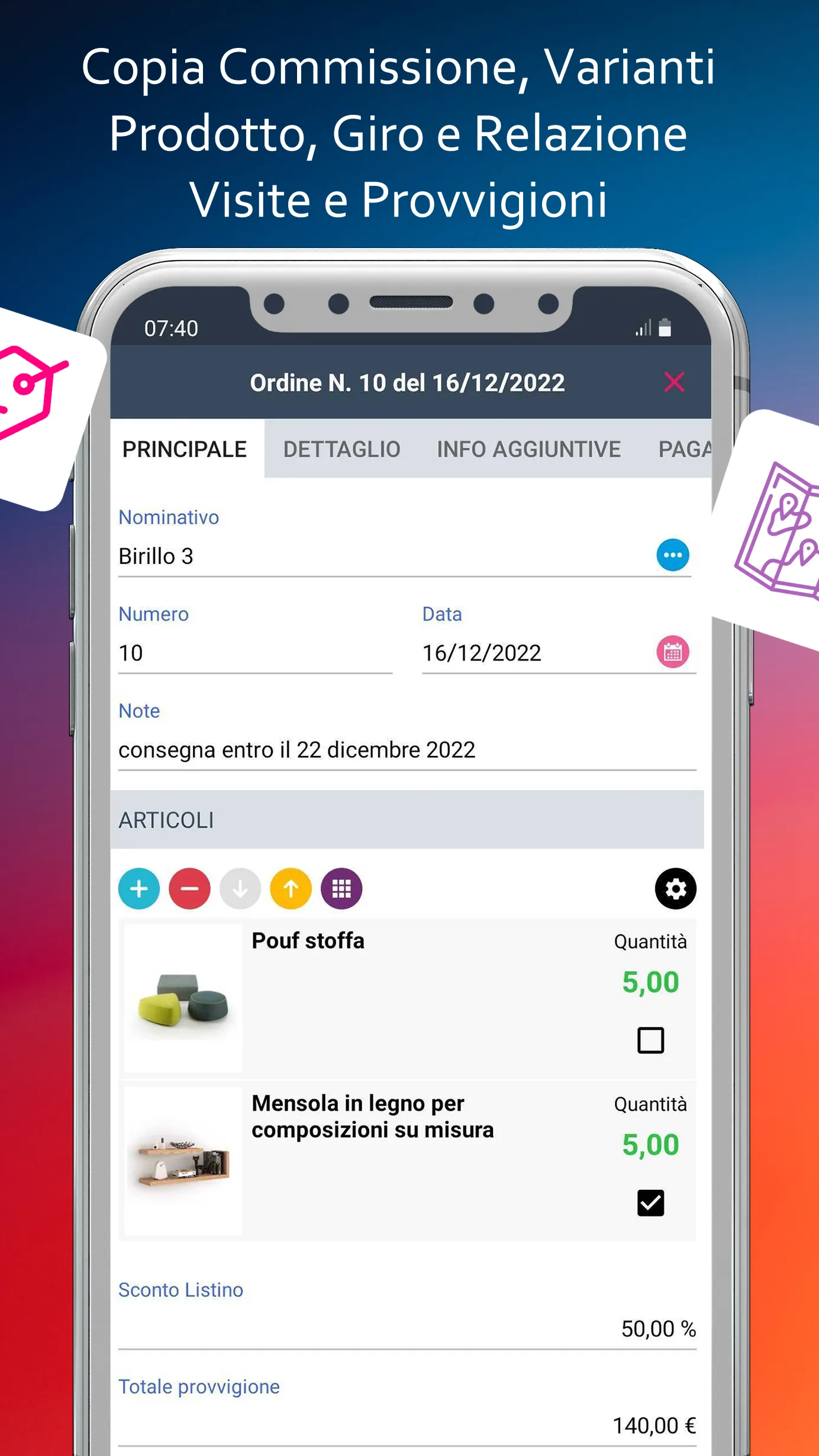 OneOrder Raccolta Ordini | Indus Appstore | Screenshot