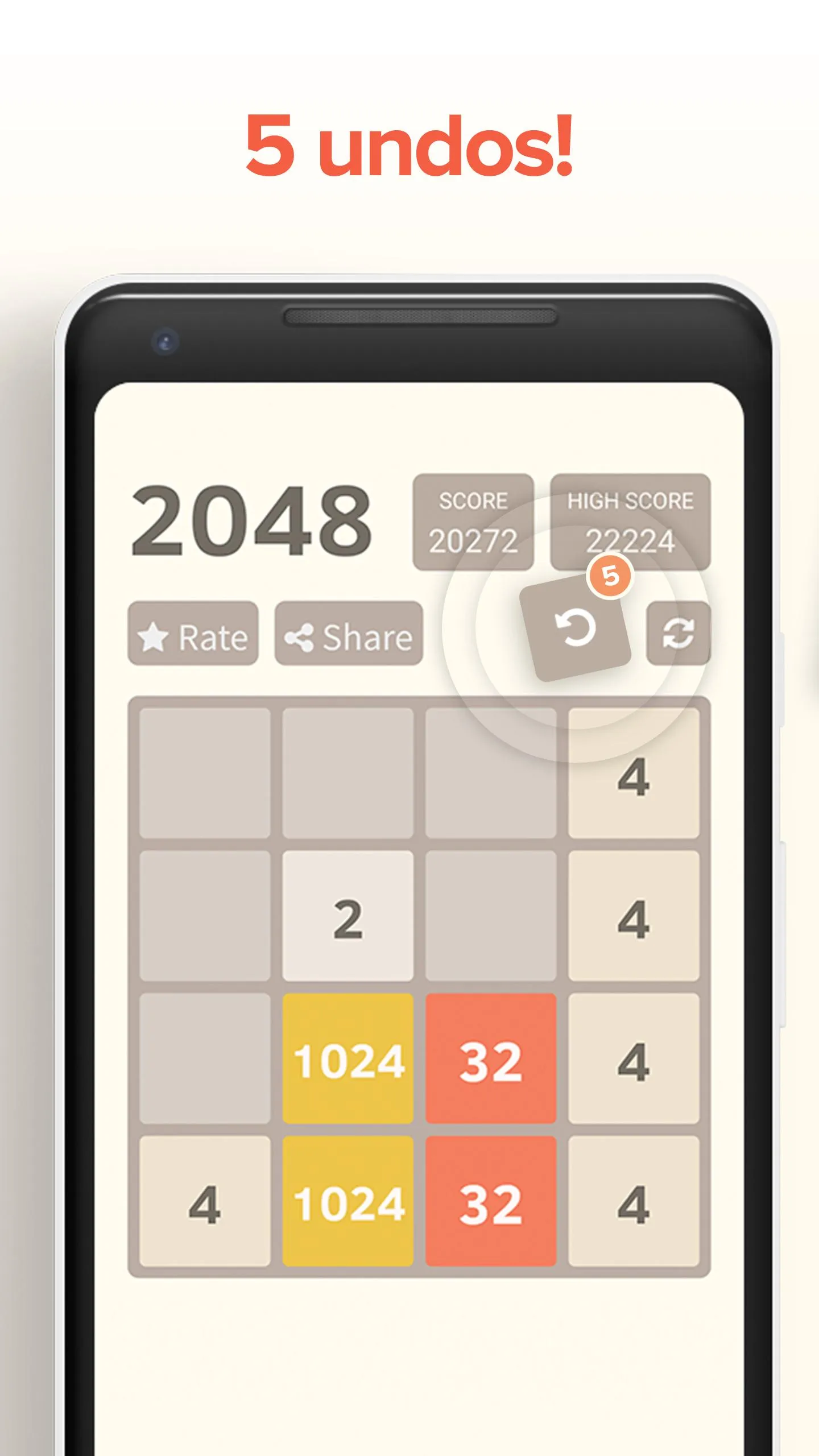 1024 Puzzle Numbers Game | Indus Appstore | Screenshot