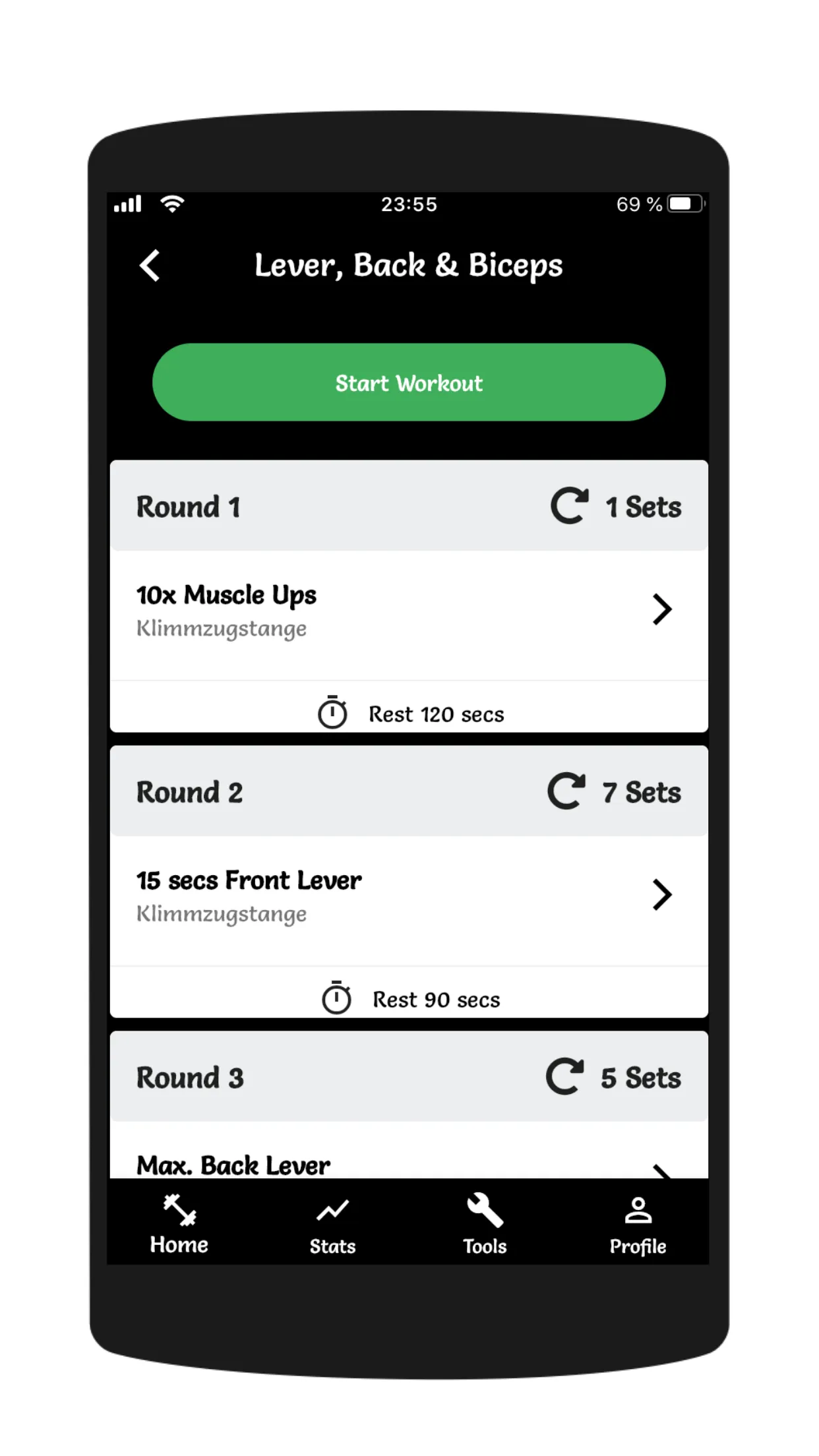 M Sports Calisthenics Workouts | Indus Appstore | Screenshot