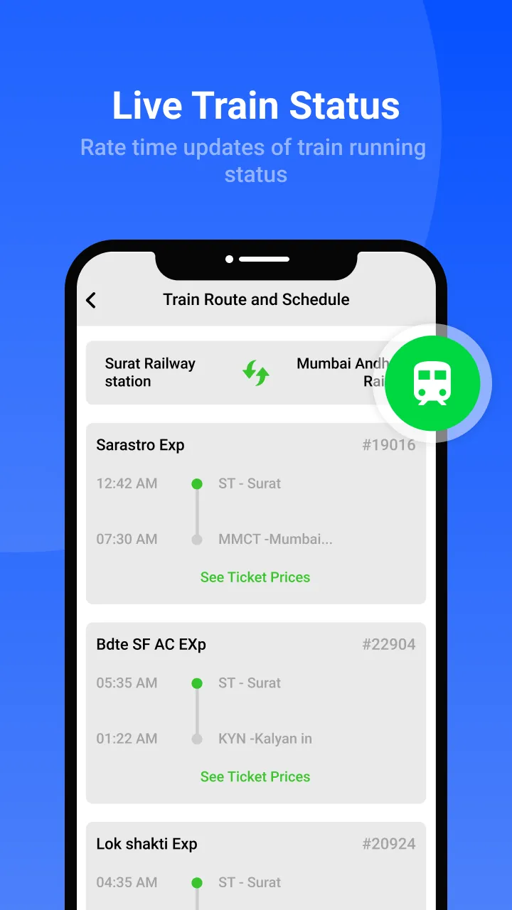 Live Train Location – Status | Indus Appstore | Screenshot