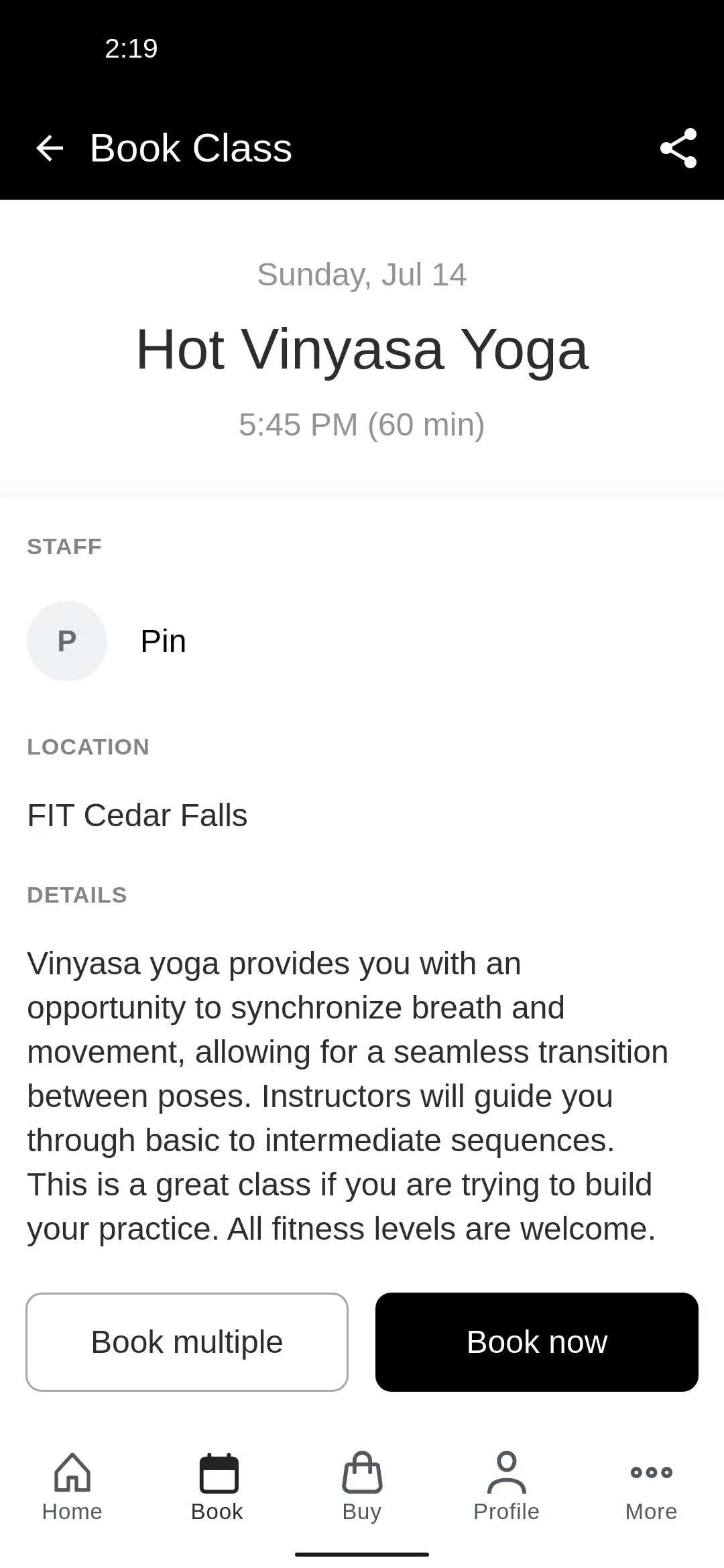 Fit! Cedar Valley | Indus Appstore | Screenshot