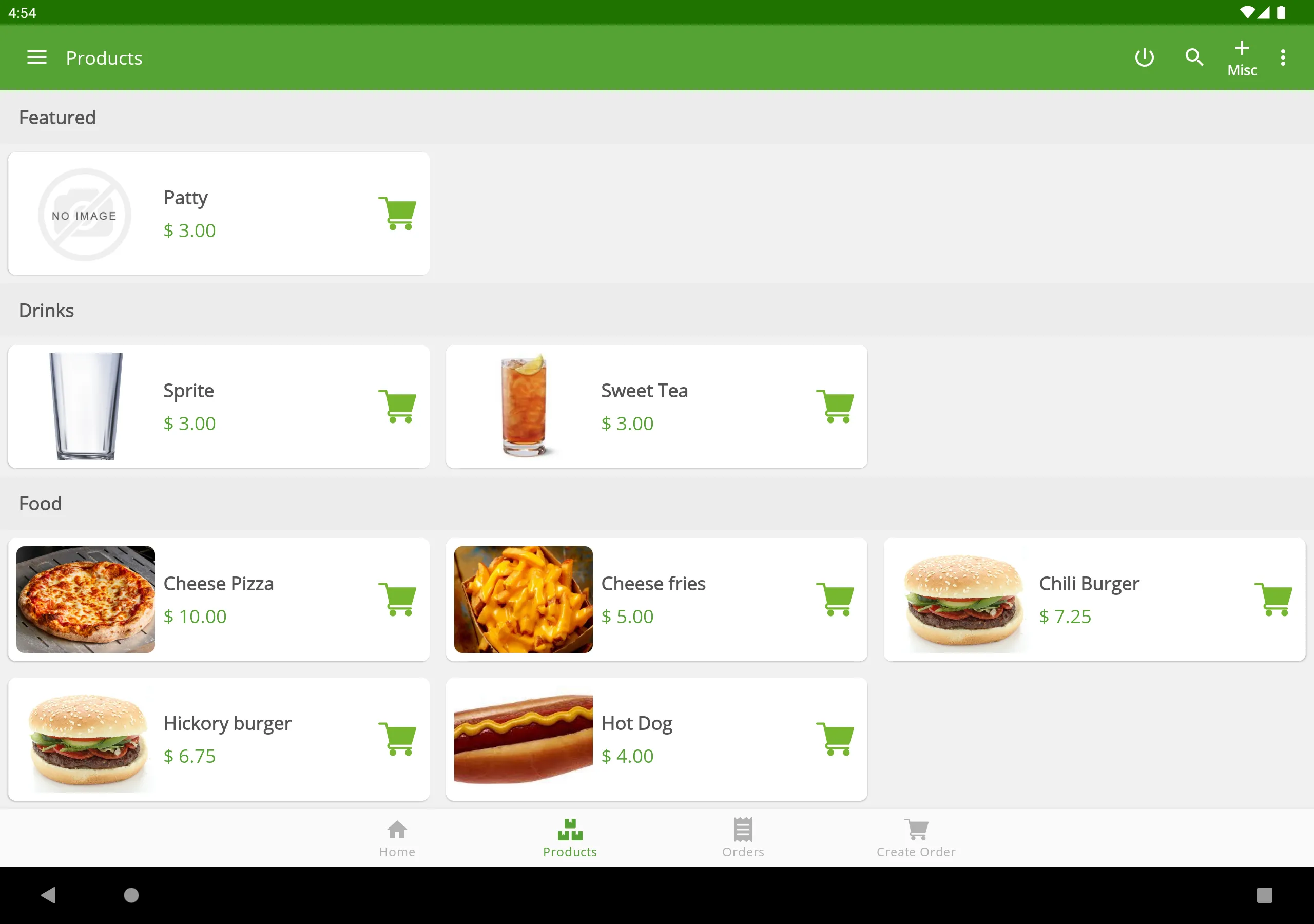 Delta1st POS Food (PP) | Indus Appstore | Screenshot