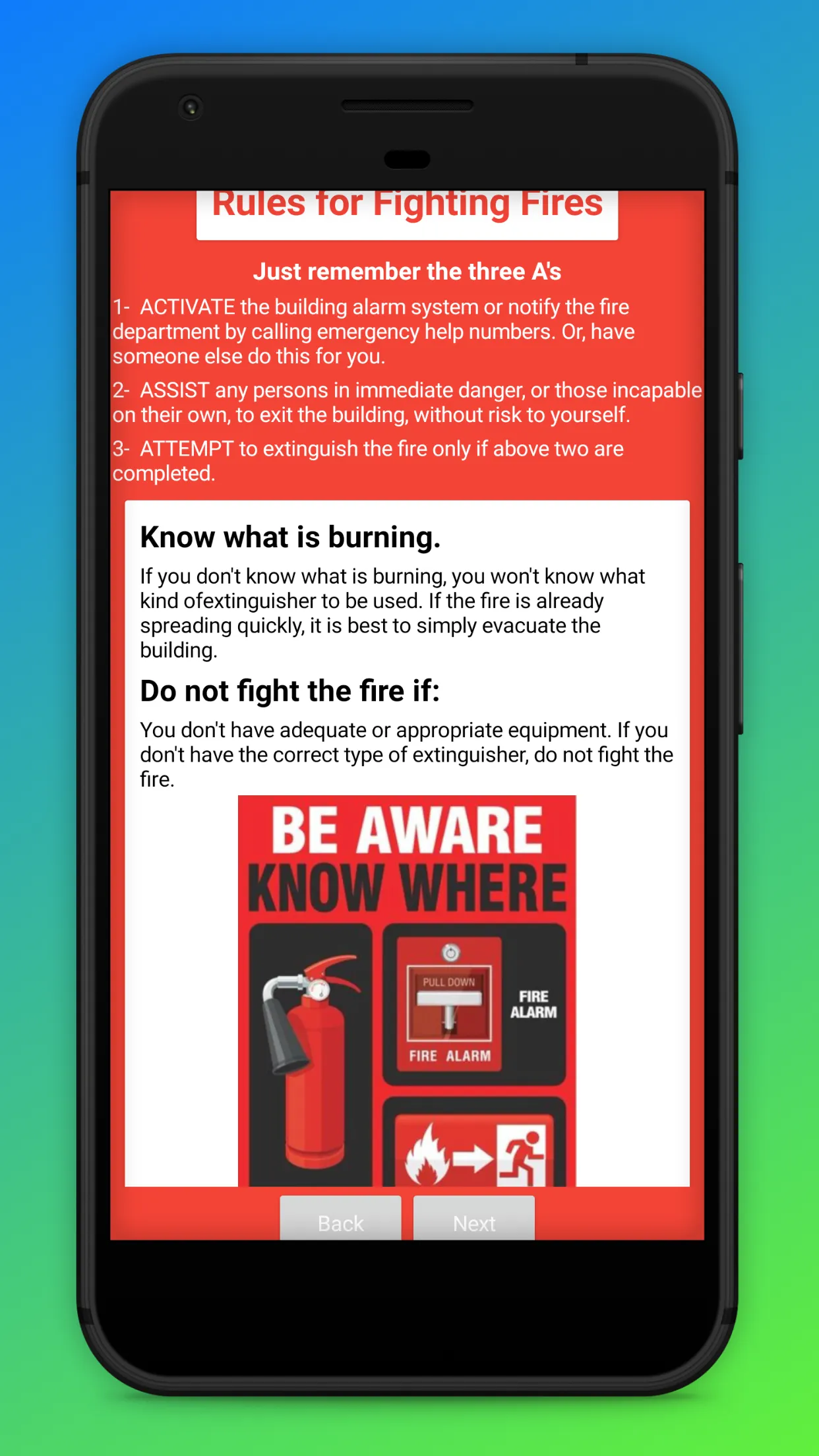 Fire Awareness Training | Indus Appstore | Screenshot