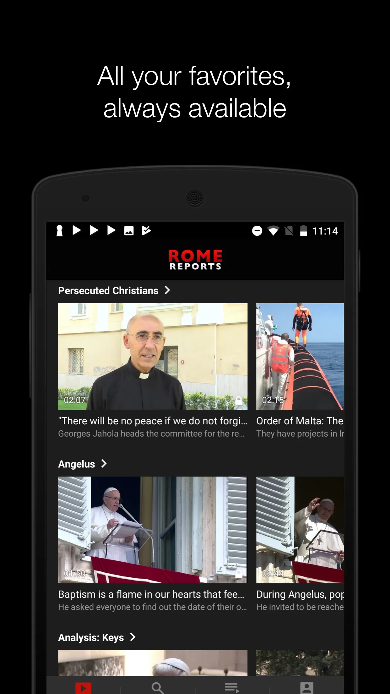 Rome Reports Premium | Indus Appstore | Screenshot