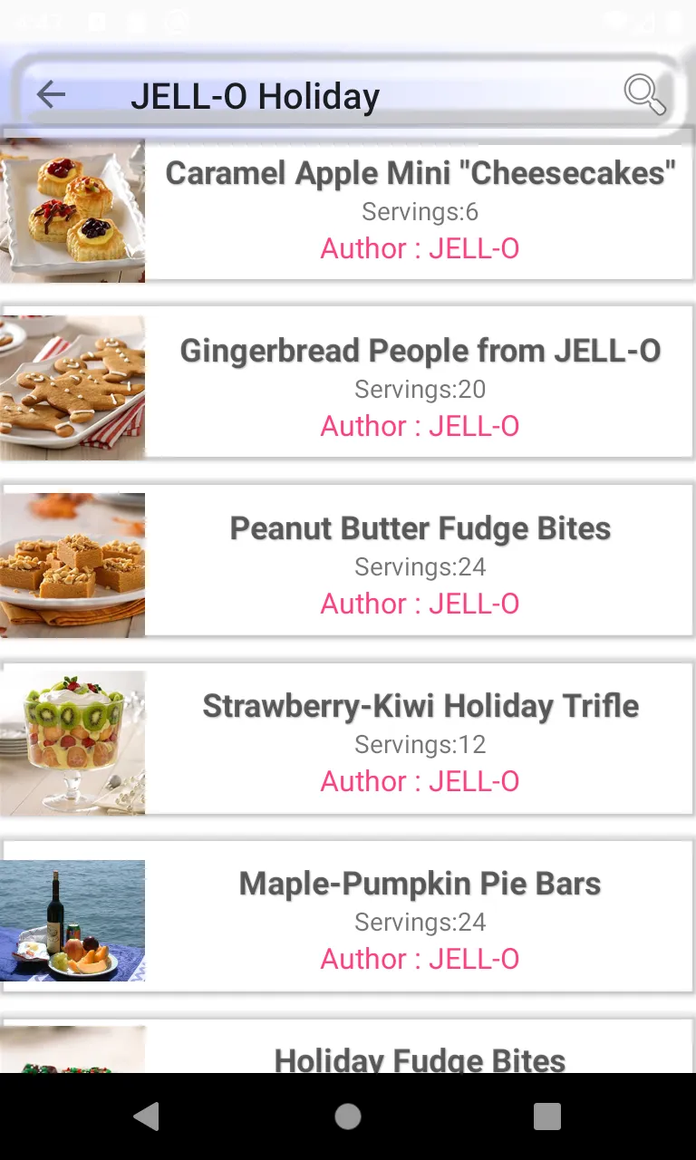 Holiday party recipe | Indus Appstore | Screenshot