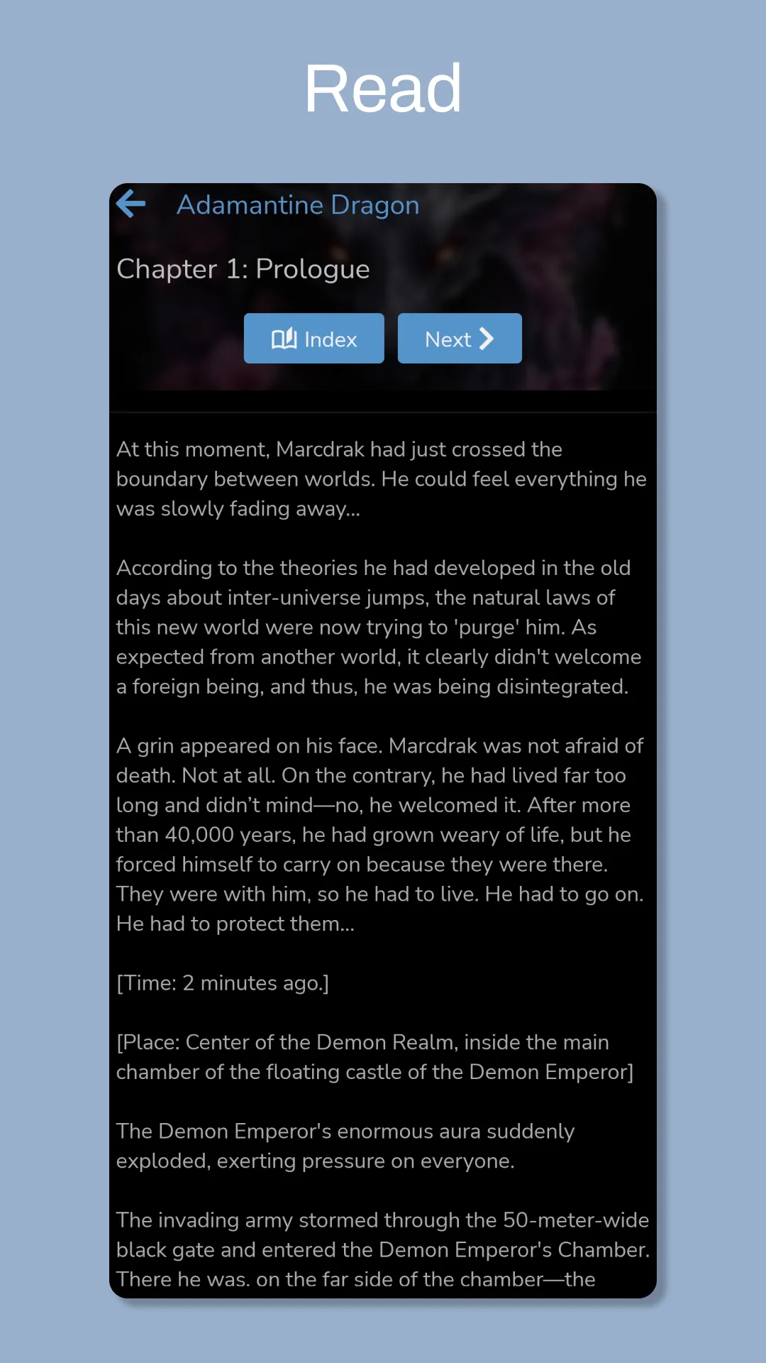 ManaNovel - Fantasy Novels | Indus Appstore | Screenshot