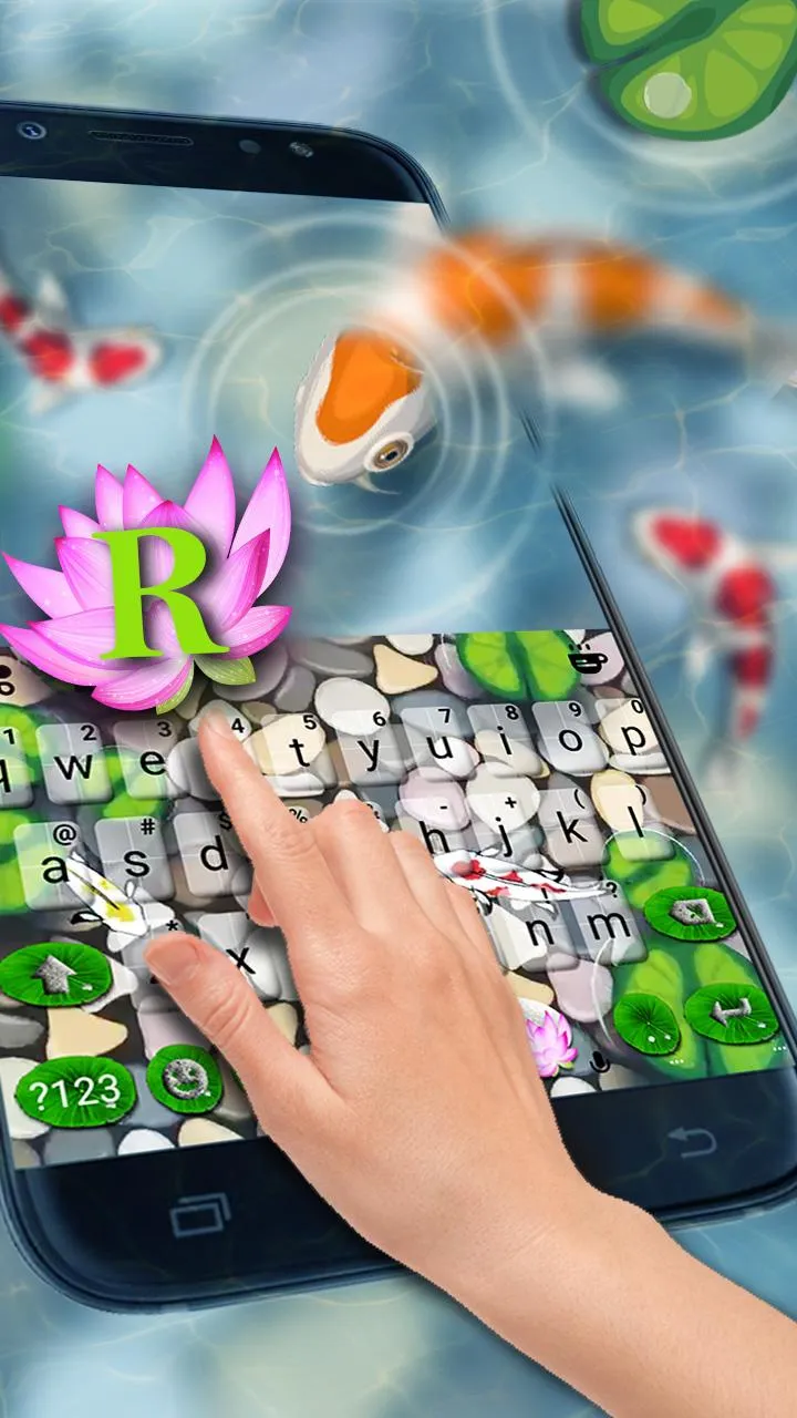 Lucky Koi Fish Keyboard Theme | Indus Appstore | Screenshot