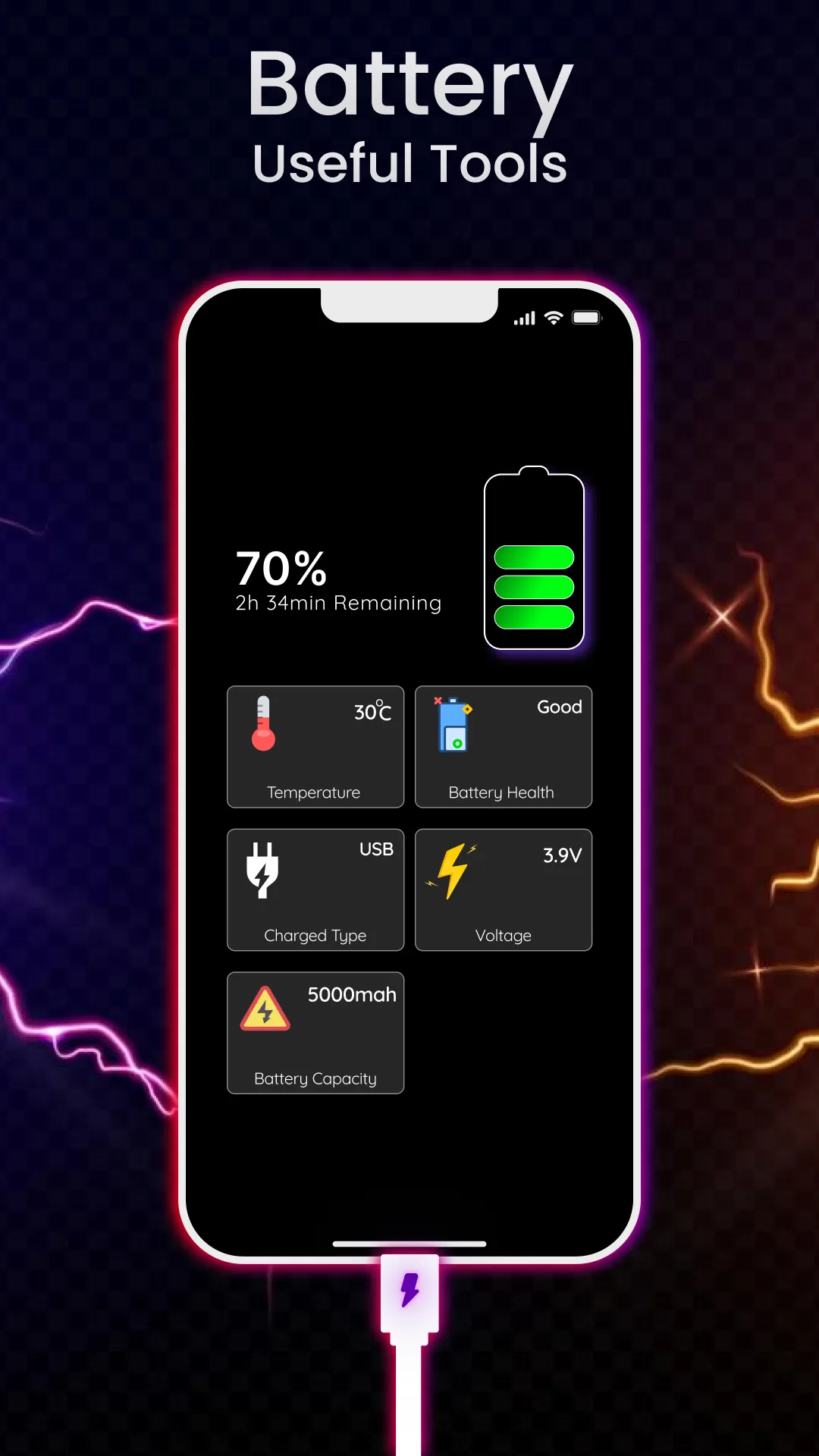 3D Battery Charging Animation | Indus Appstore | Screenshot