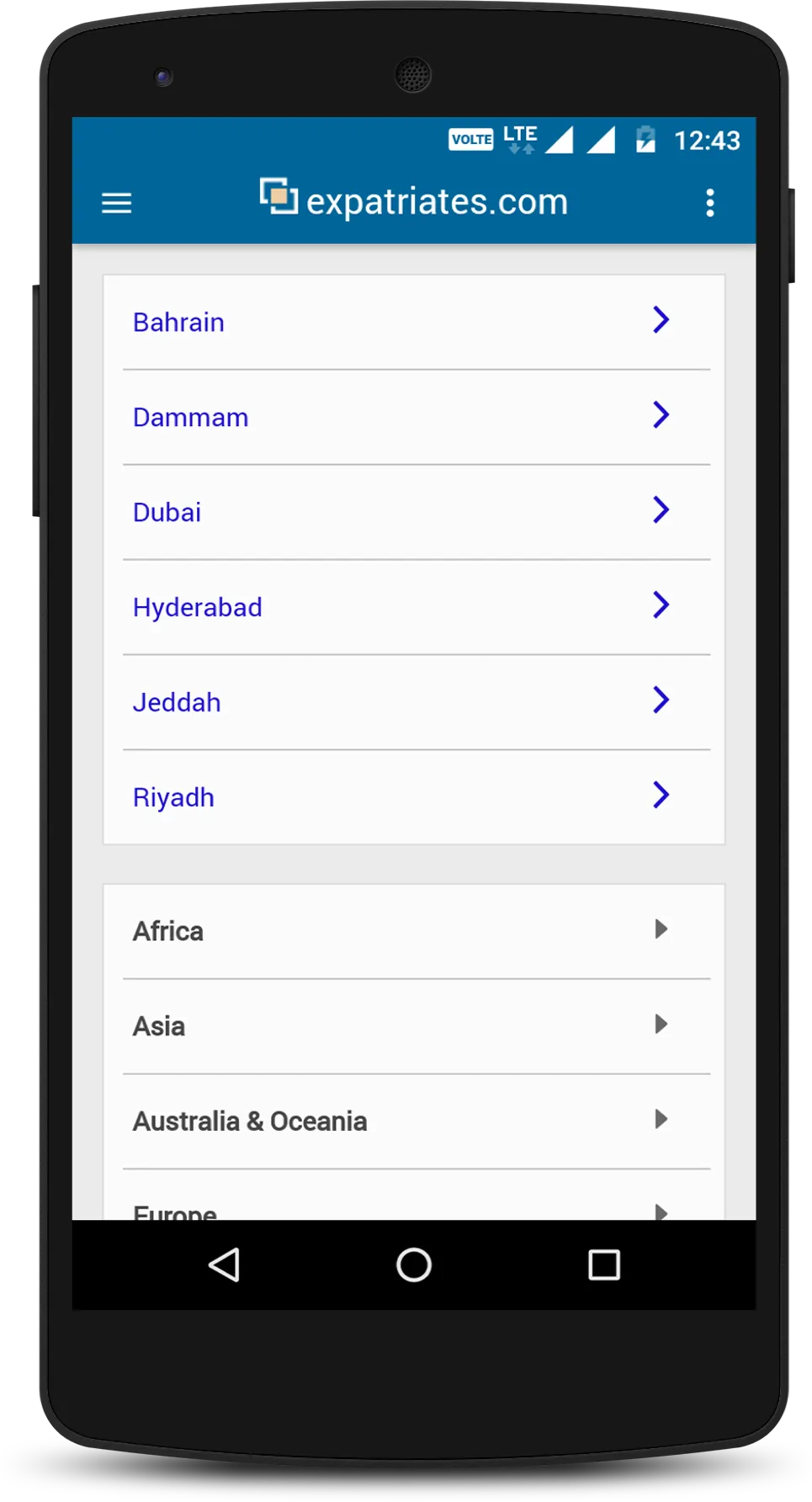 expatriates.com | Indus Appstore | Screenshot