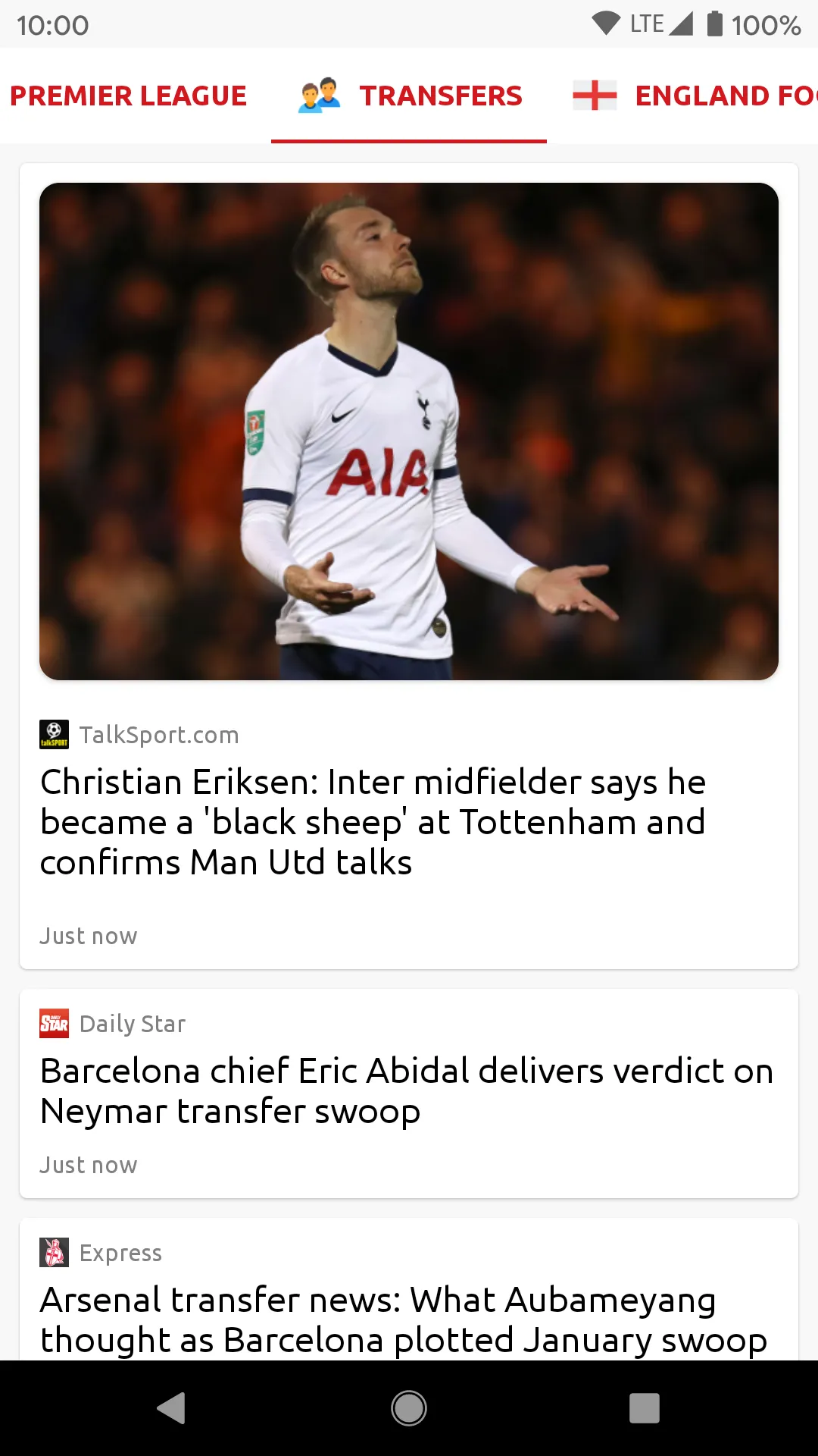 LFC News Feed | Indus Appstore | Screenshot