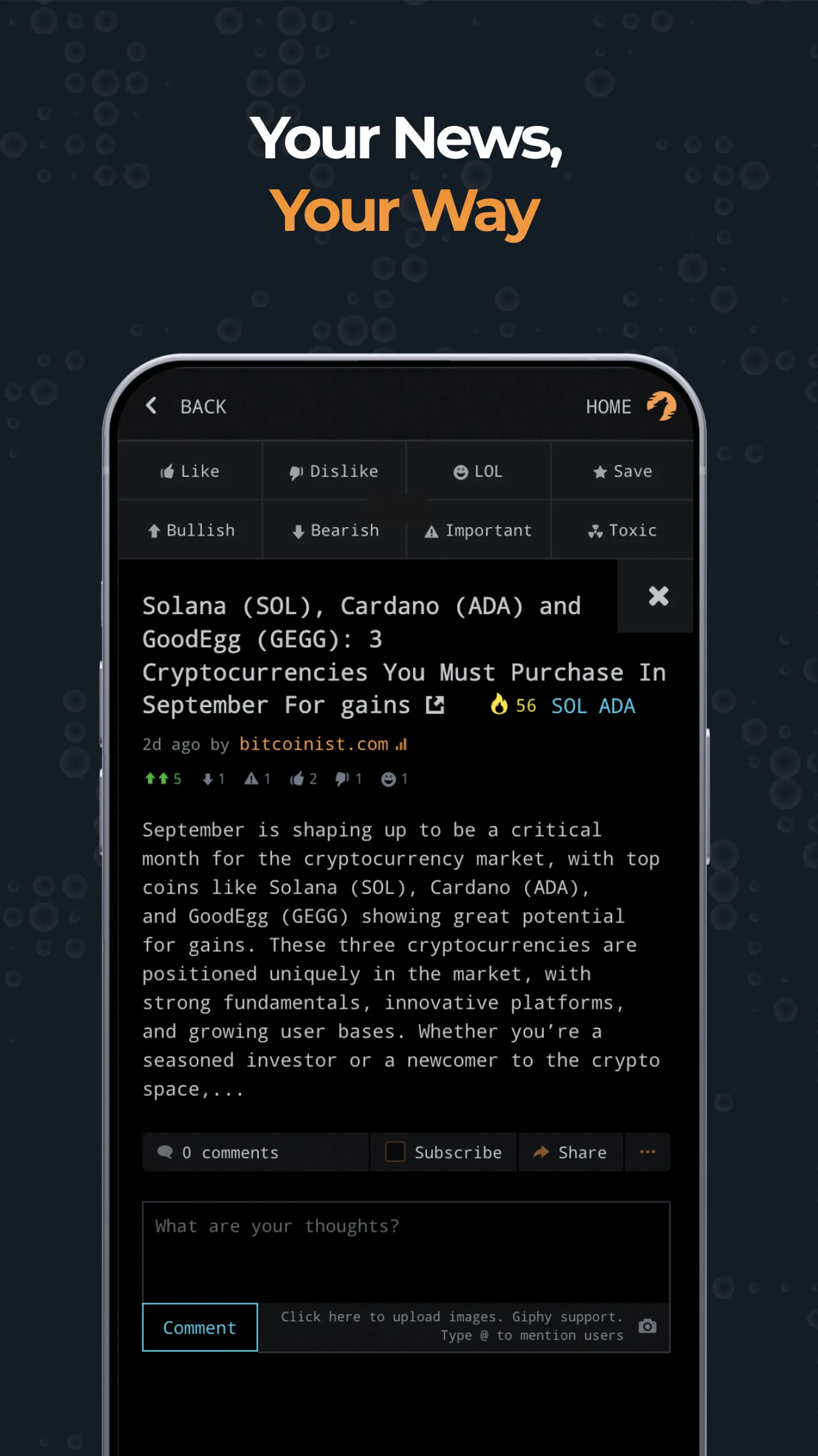 CryptoPanic | Indus Appstore | Screenshot