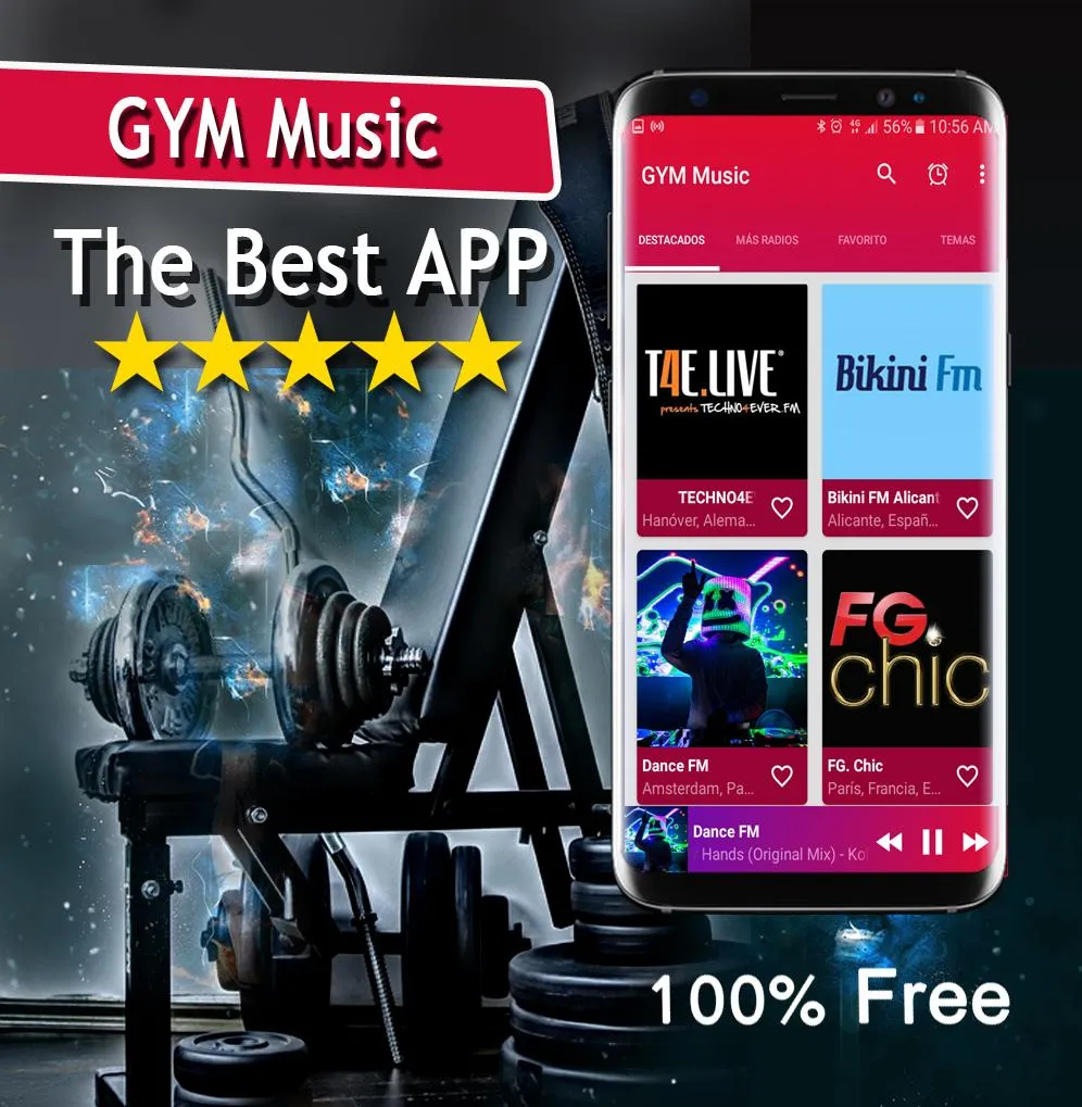 GYM Music App | Indus Appstore | Screenshot