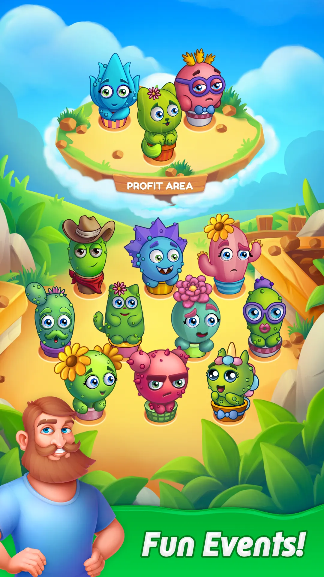 Blooming Flowers Merge Game | Indus Appstore | Screenshot