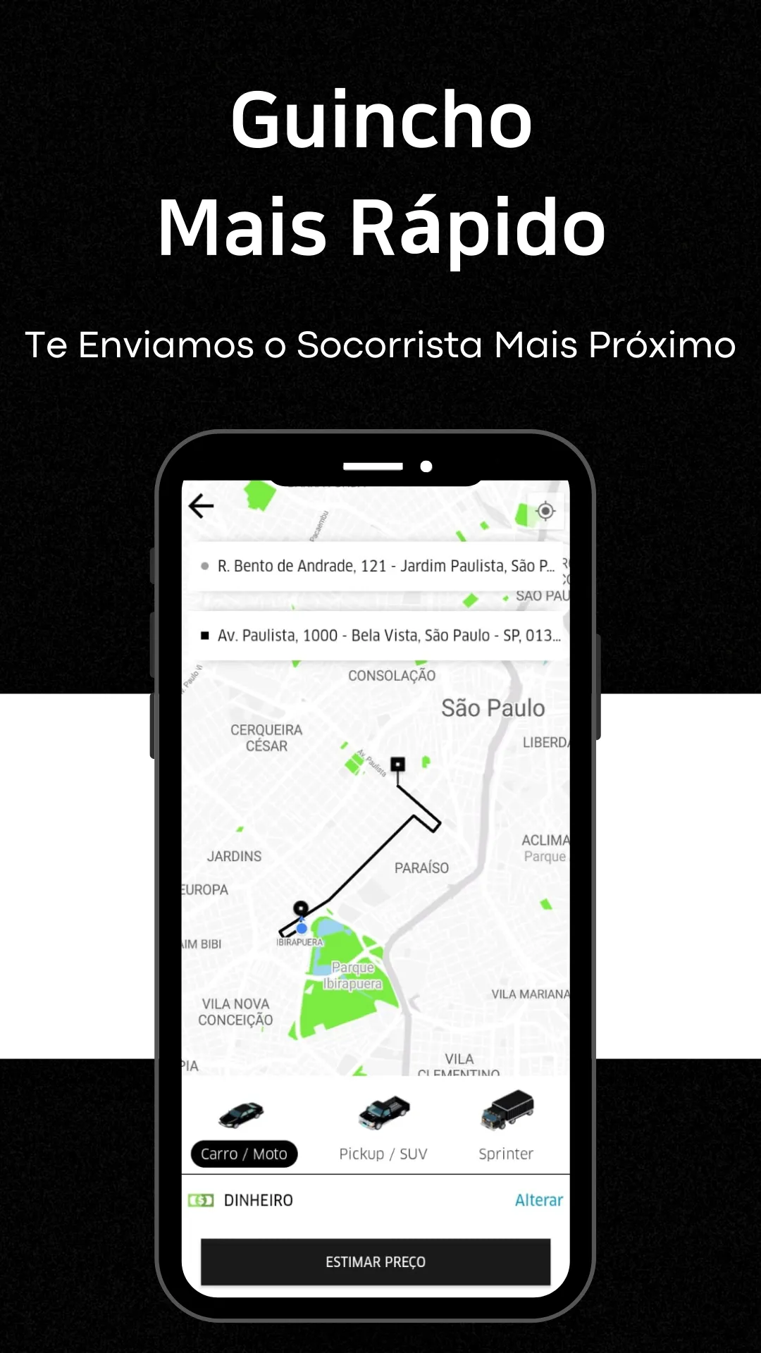 Guincho 24 horas - HelpCars | Indus Appstore | Screenshot