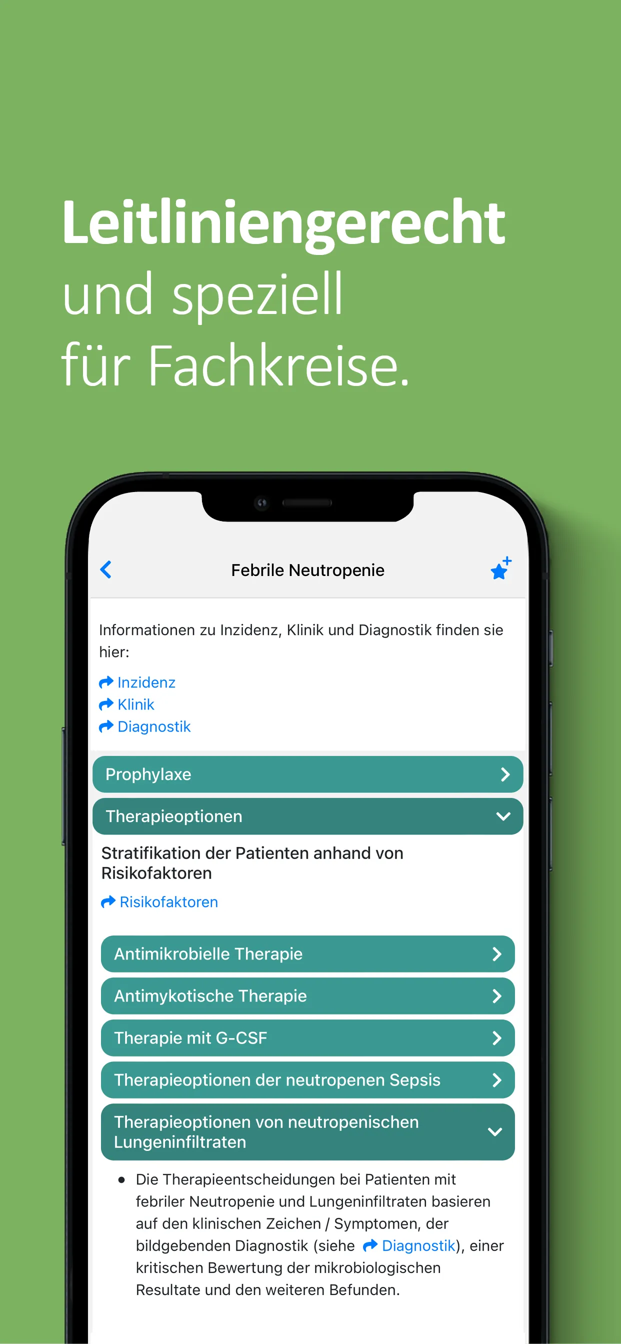 Supportivtherapie onkowissen | Indus Appstore | Screenshot