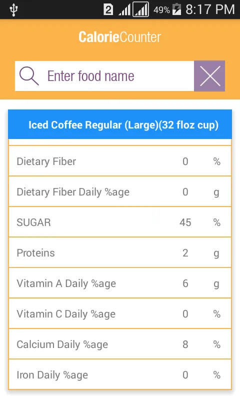 Calorie Counter-Food & Fitness | Indus Appstore | Screenshot