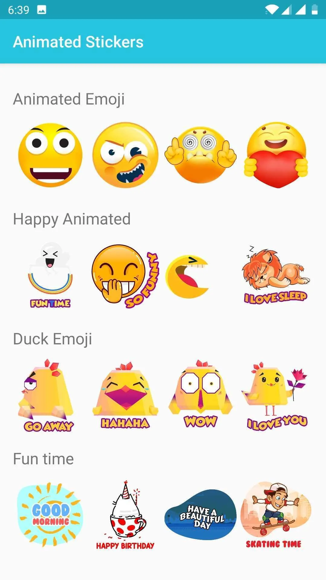 Animated Sticker For WhatsApp | Indus Appstore | Screenshot