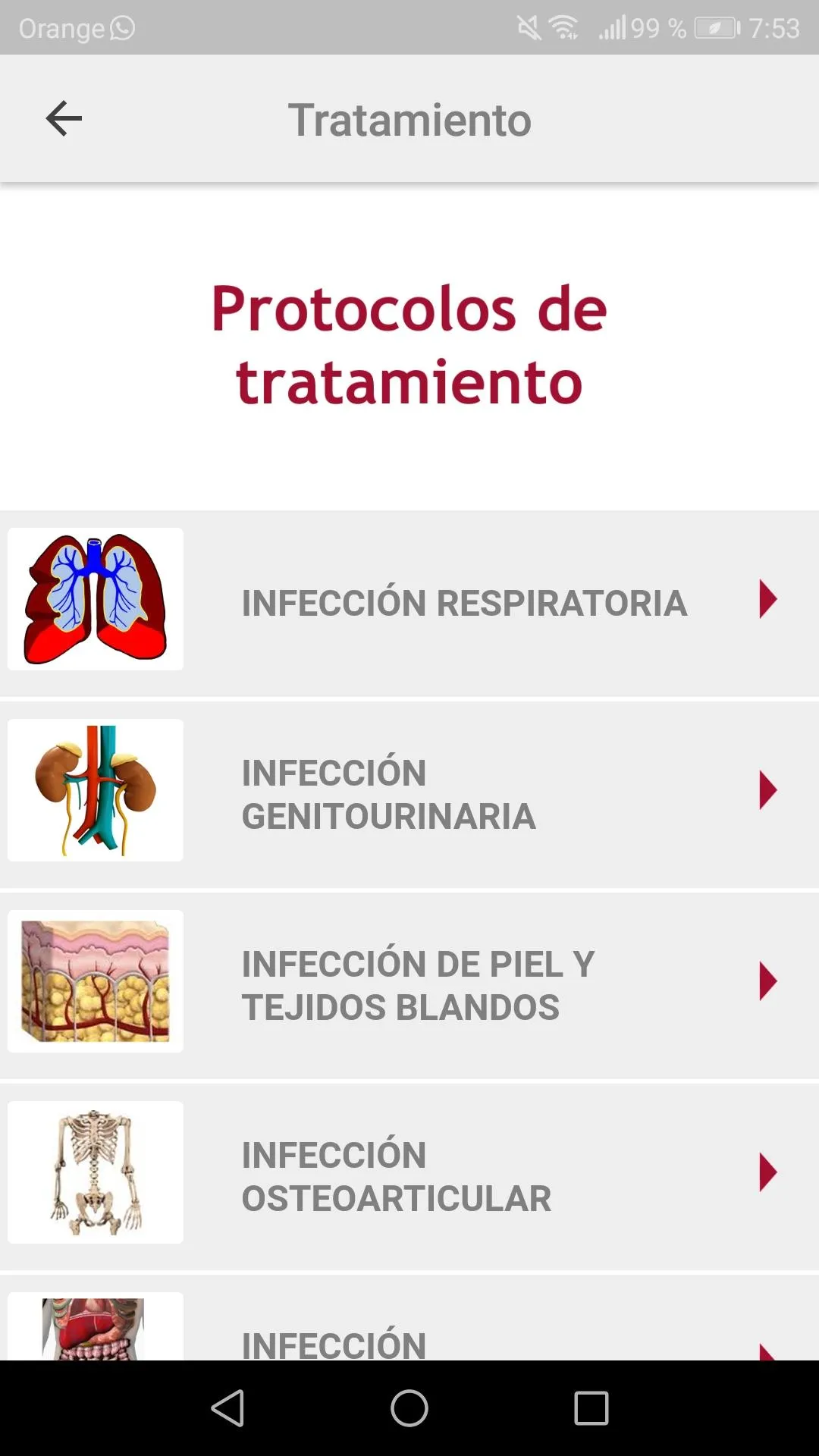 Guía Terapéutica Antibiótica | Indus Appstore | Screenshot