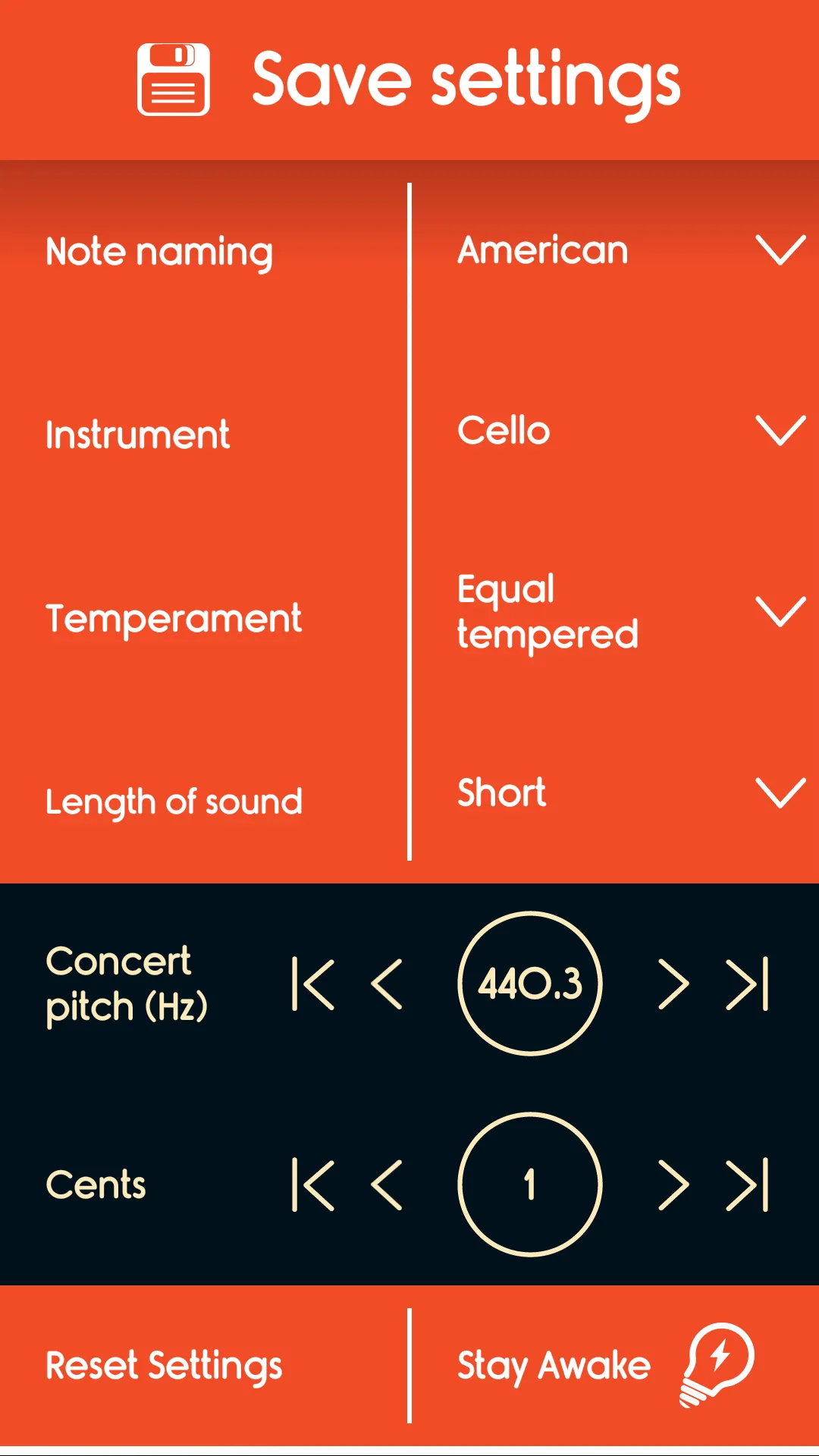 Master Violoncello Tuner | Indus Appstore | Screenshot