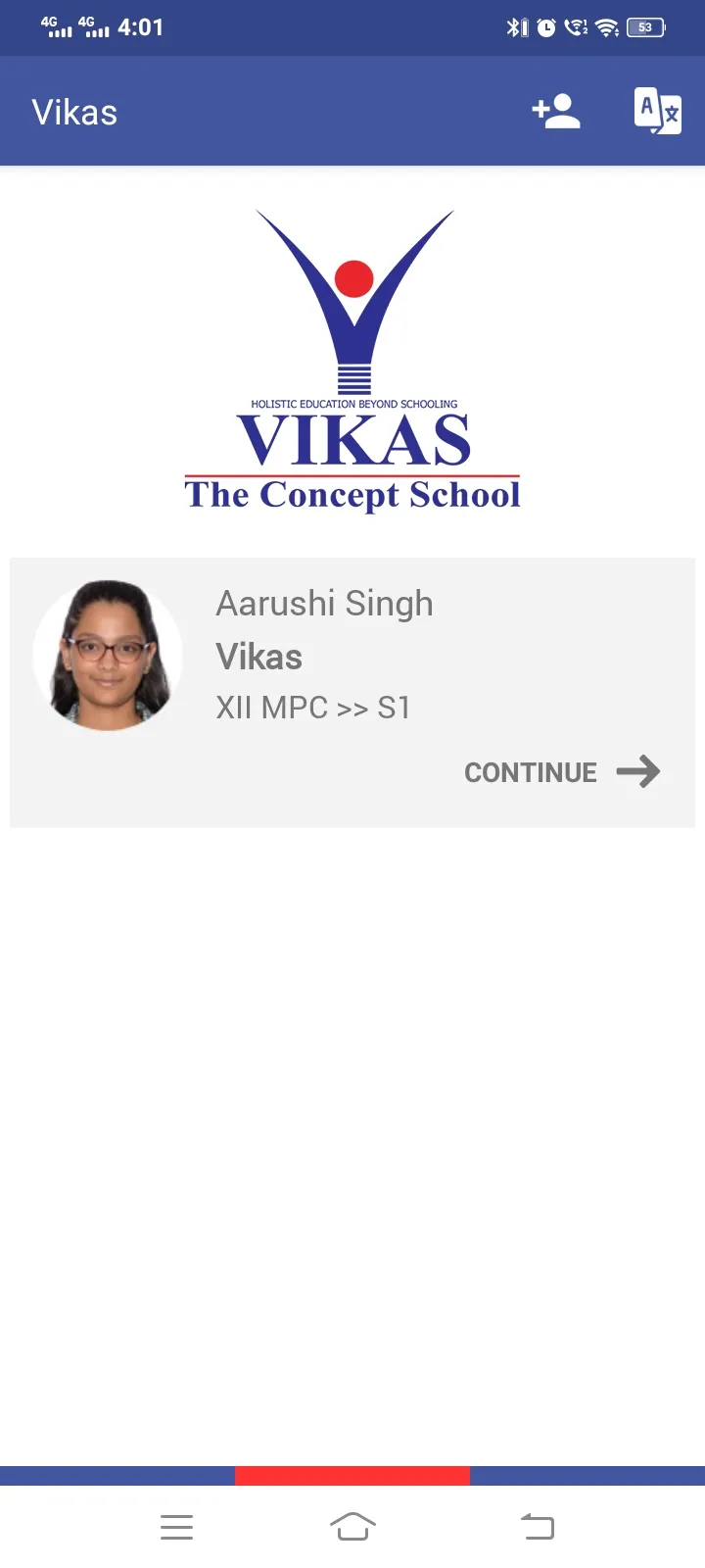 Vikas The Concept School | Indus Appstore | Screenshot