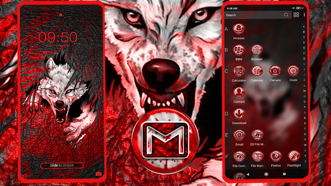 Wolf 3D  Launcher Theme | Indus Appstore | Screenshot