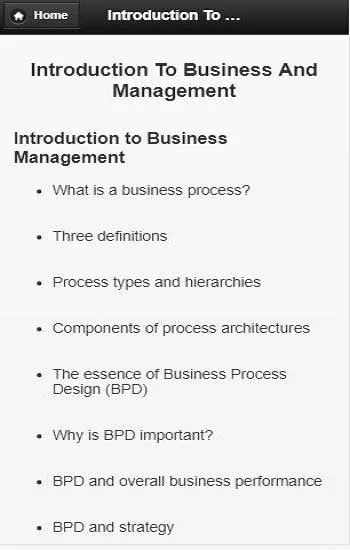 Intro to business management | Indus Appstore | Screenshot