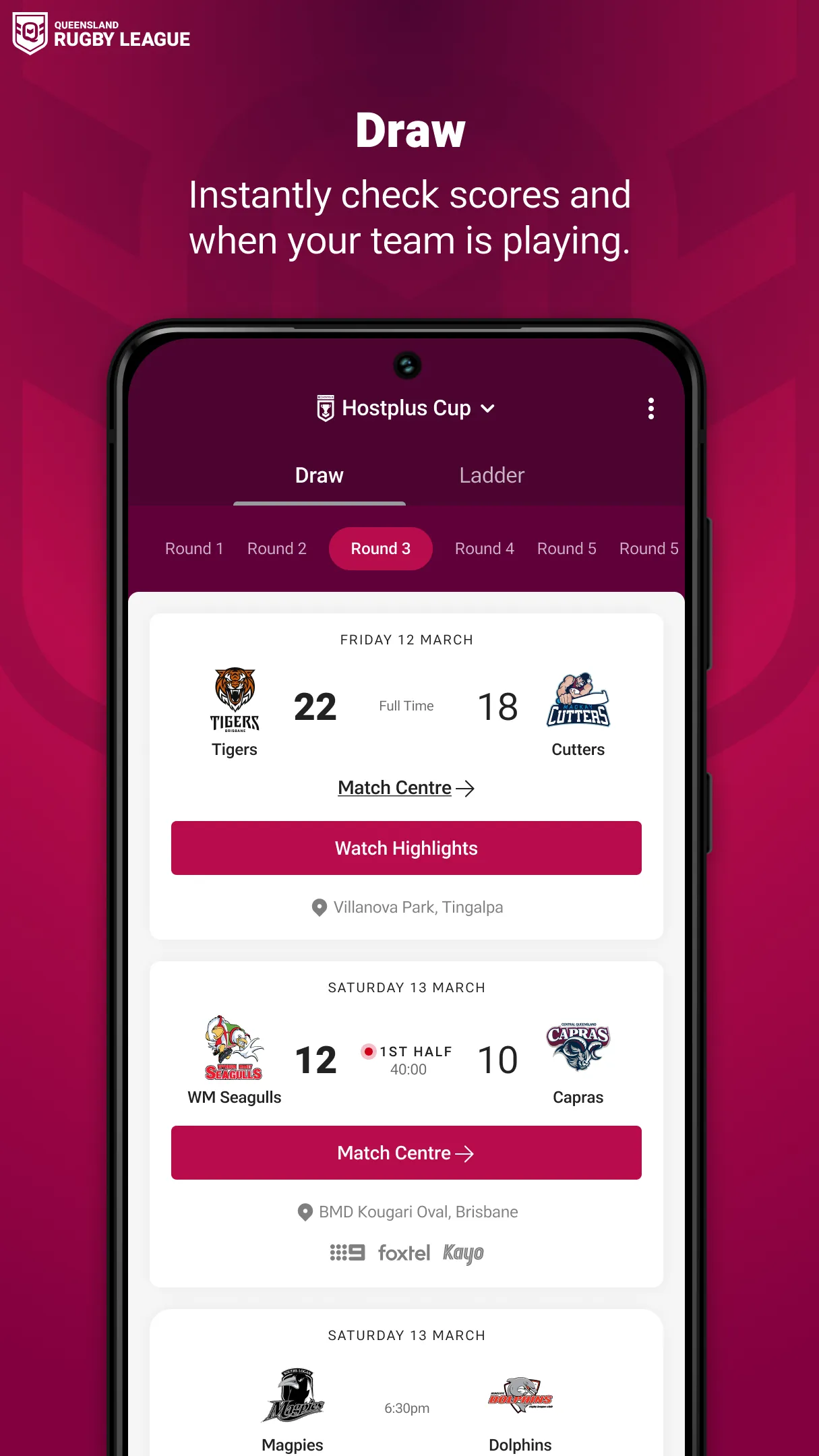 Hostplus Cup | Indus Appstore | Screenshot