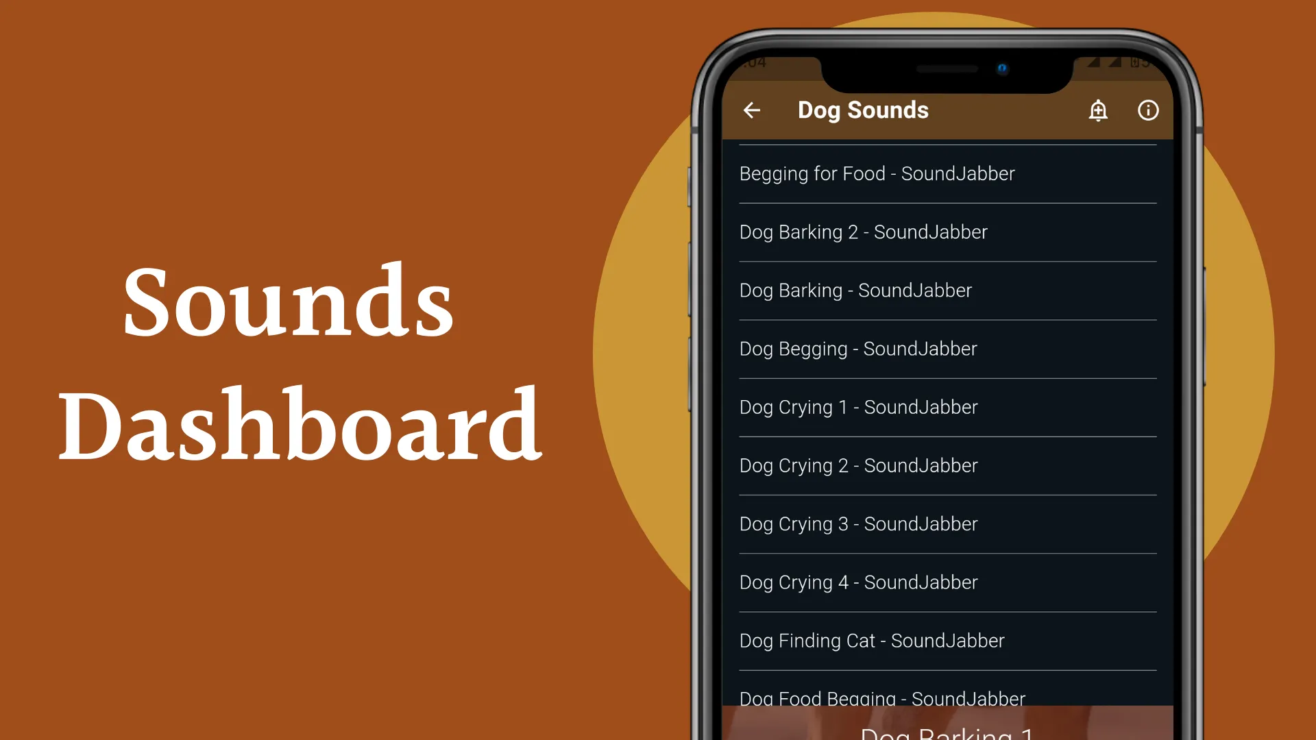 Dog Sounds - Barking Ringtones | Indus Appstore | Screenshot