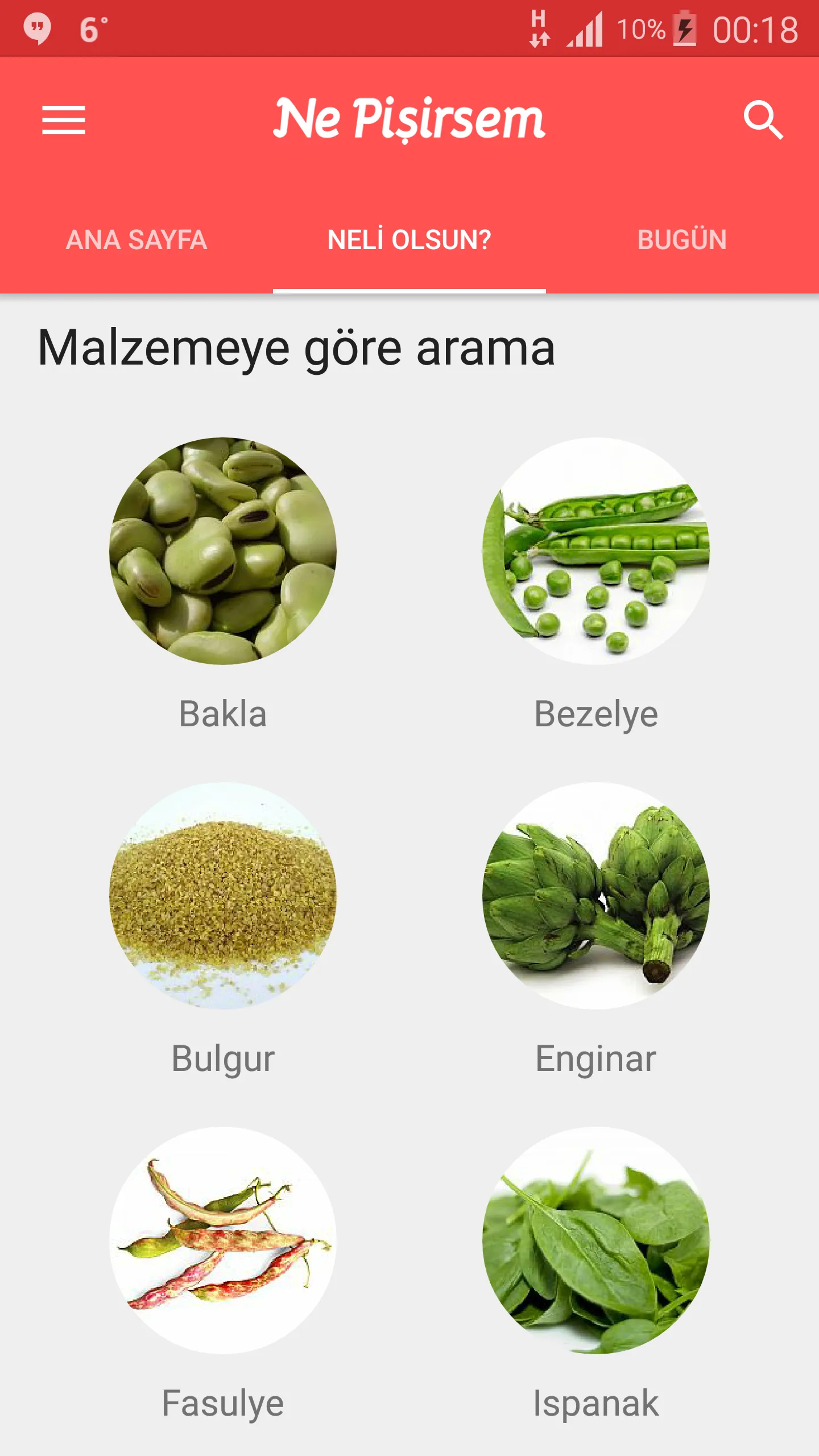 Ne Pişirsem? Yemek Tarifleri | Indus Appstore | Screenshot