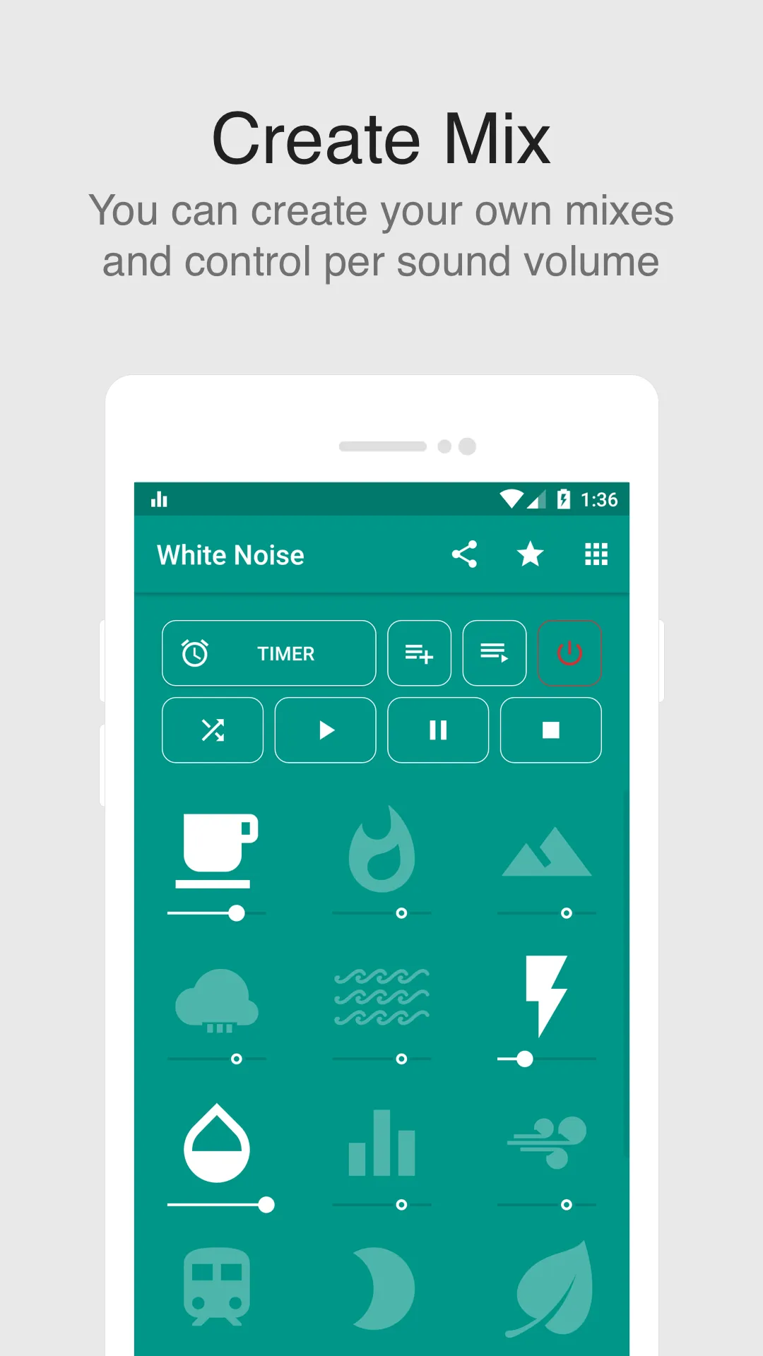 White Noise - calm,concentrate | Indus Appstore | Screenshot