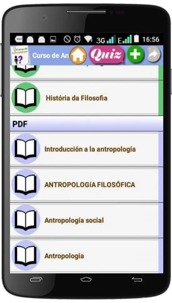 CURSO DE ANTROPOLOGÍA | Indus Appstore | Screenshot