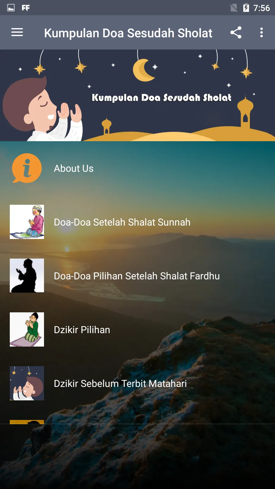 Kumpulan Doa Sesudah Sholat | Indus Appstore | Screenshot