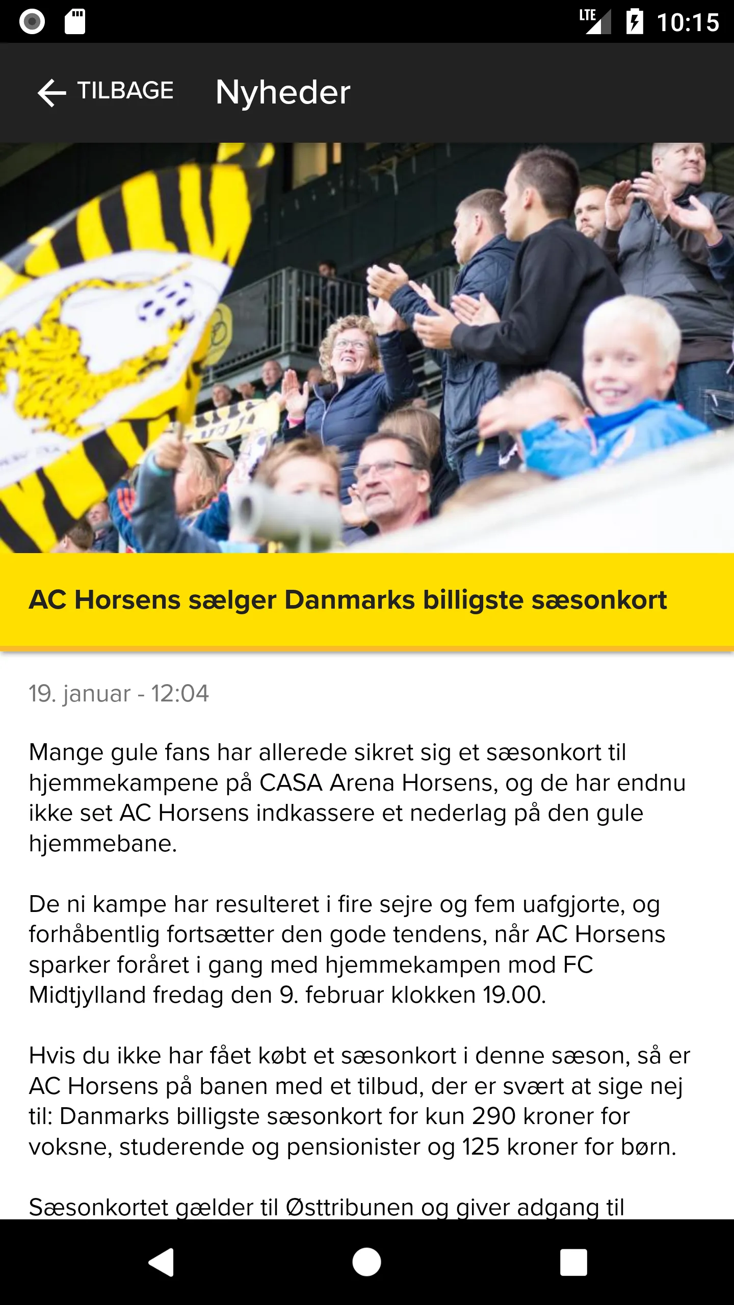 AC Horsens | Indus Appstore | Screenshot