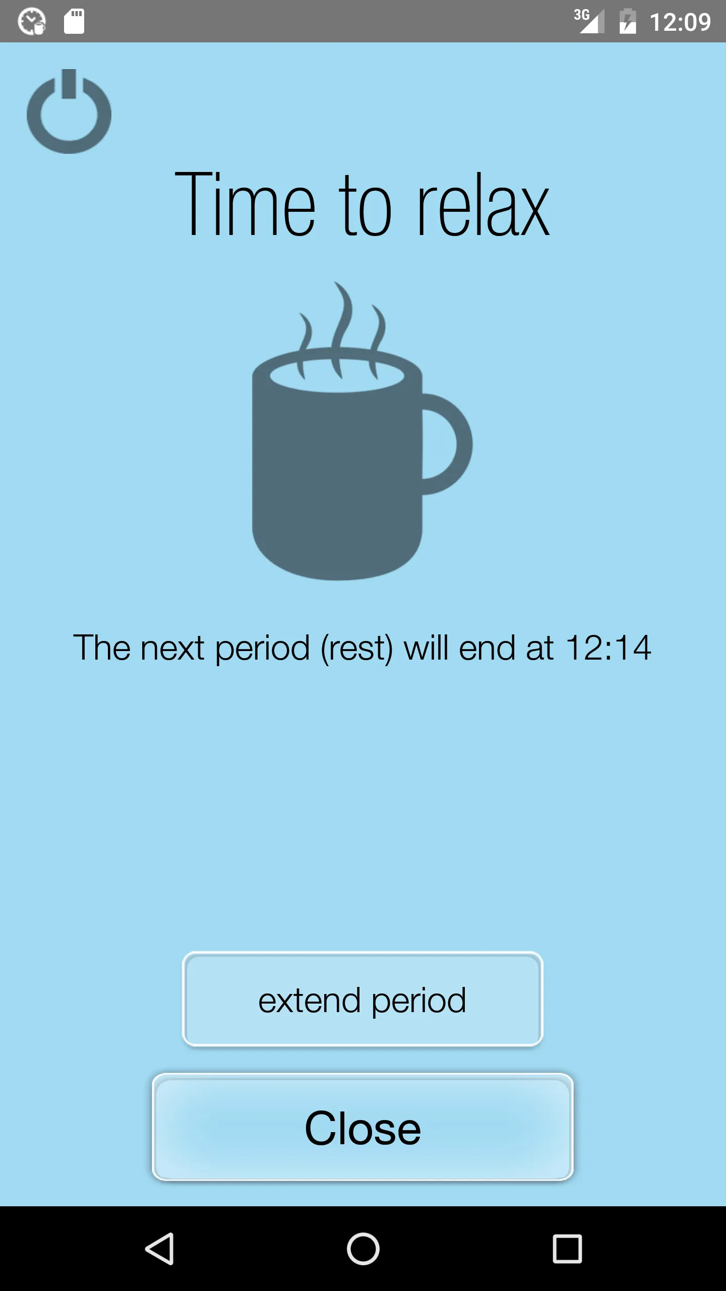 Rest reminder | Indus Appstore | Screenshot