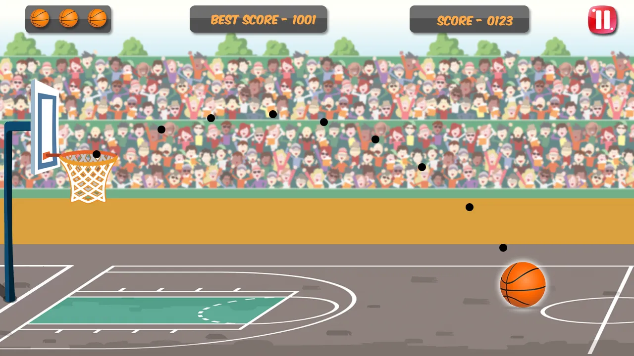 Basketball shoot - ball game | Indus Appstore | Screenshot