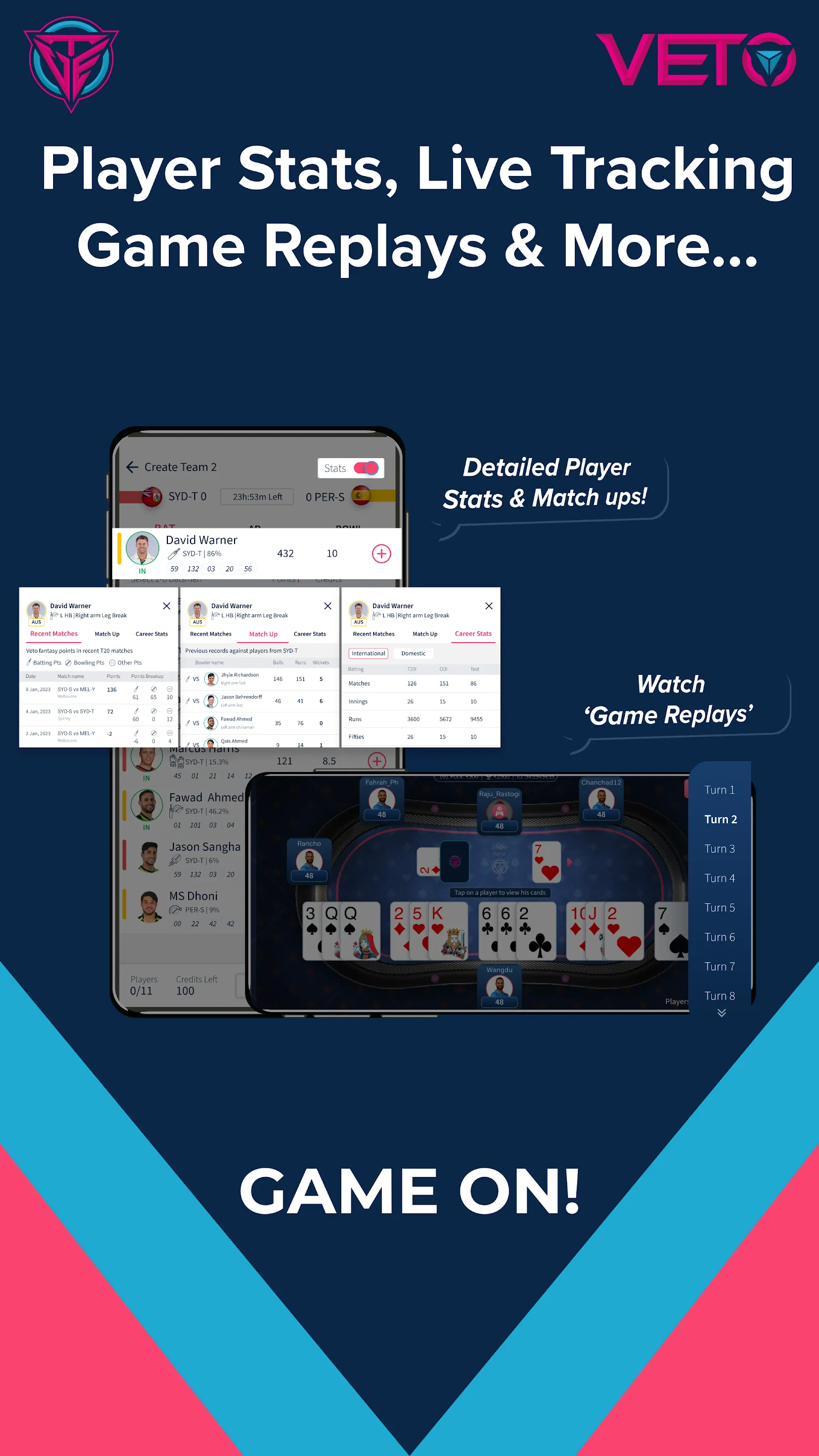 VETO - Rummy & Fantasy Cricket | Indus Appstore | Screenshot