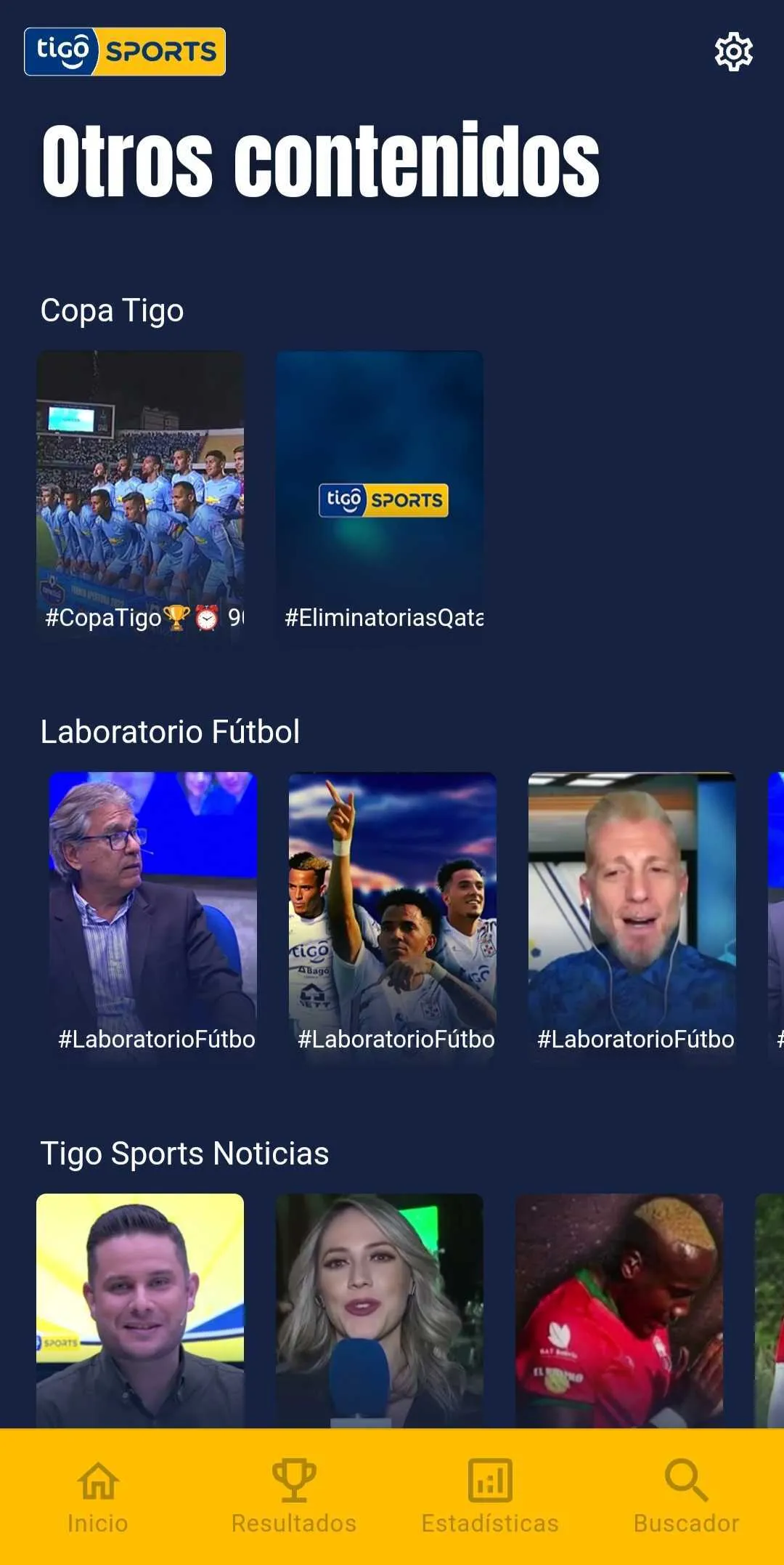 Tigo Sports Bolivia | Indus Appstore | Screenshot