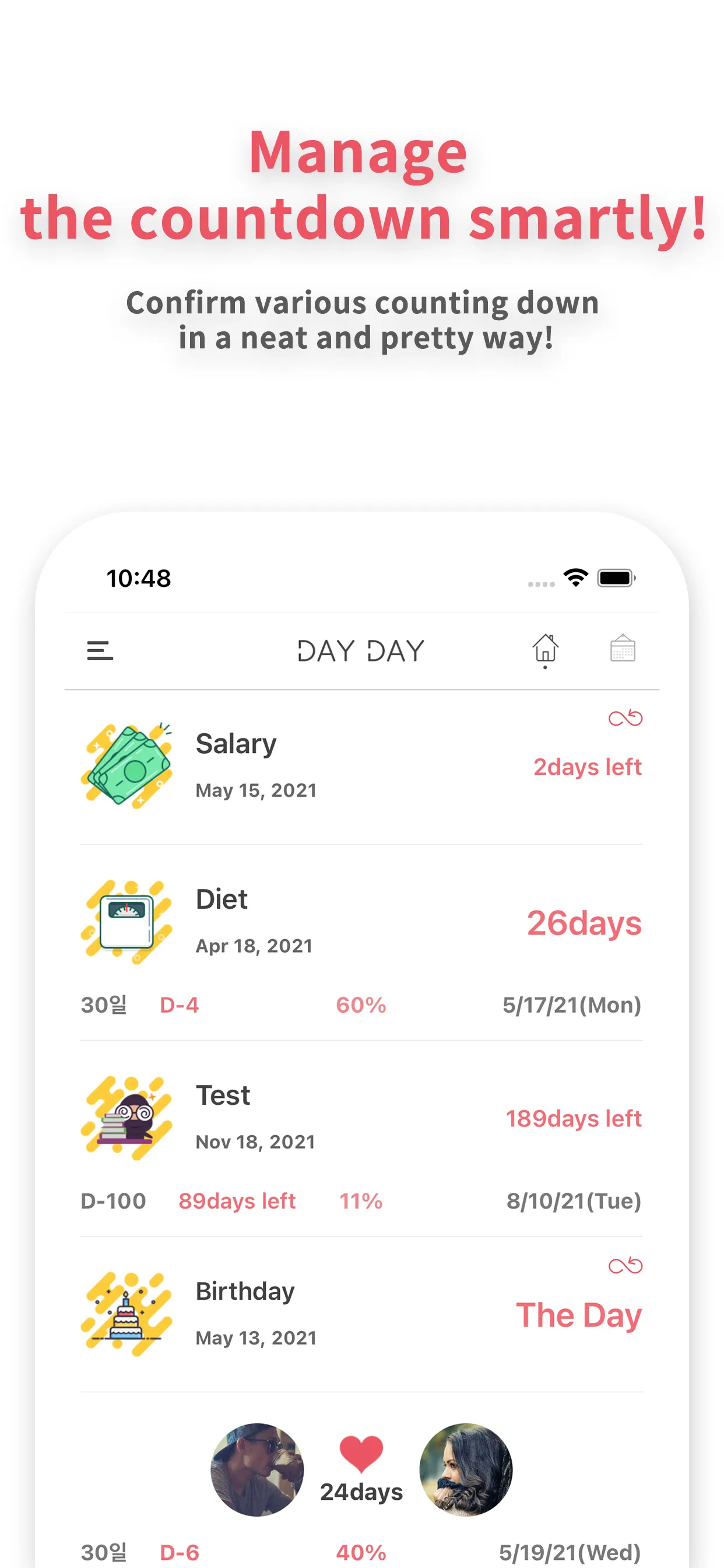 DAY DAY Widget : Countdown | Indus Appstore | Screenshot