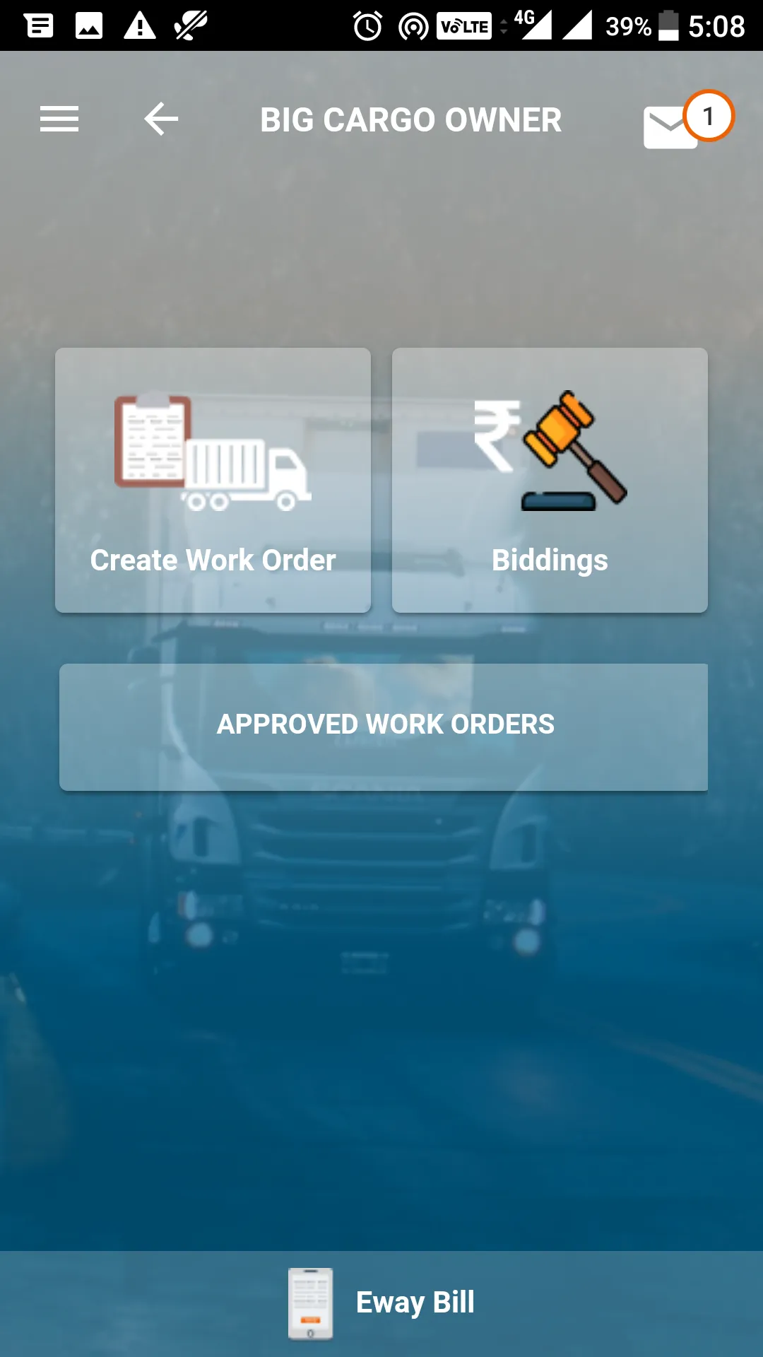 Bigtruck Connect App | Indus Appstore | Screenshot