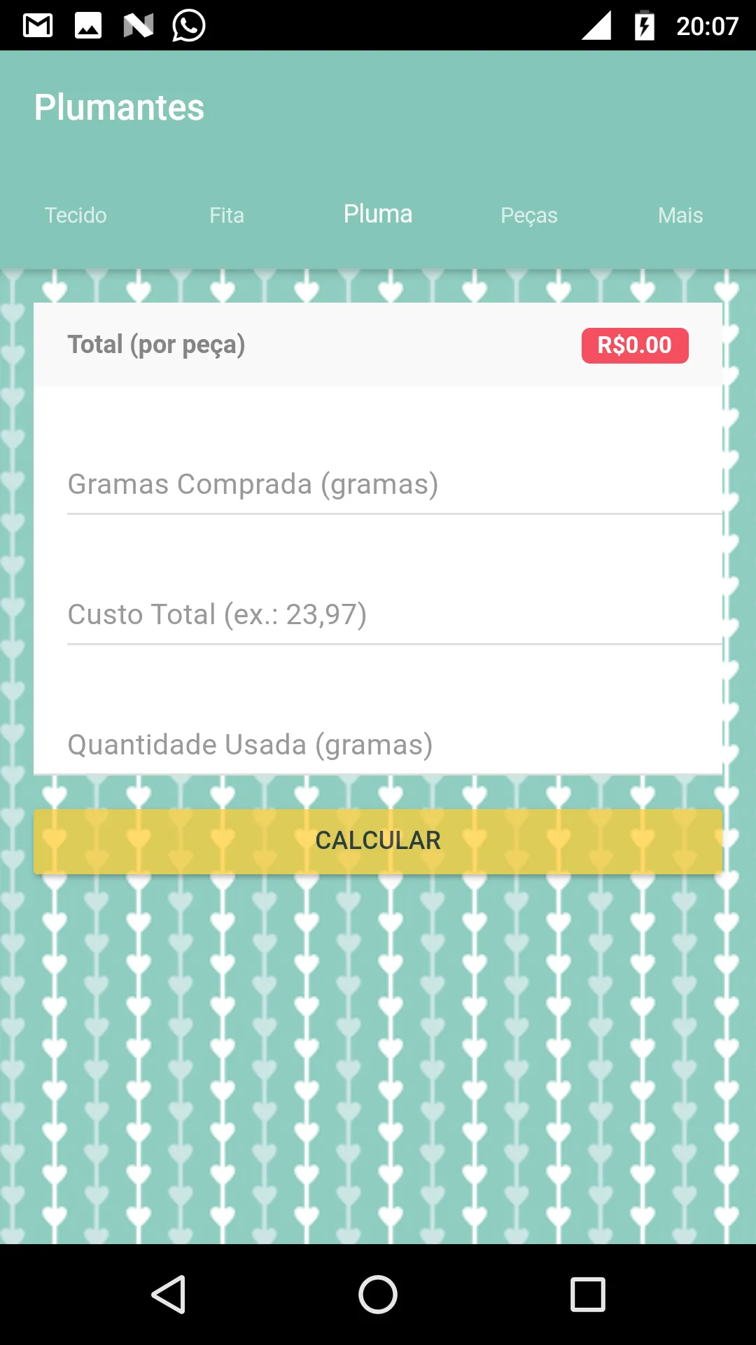 Calculadora de Artesanato | Indus Appstore | Screenshot