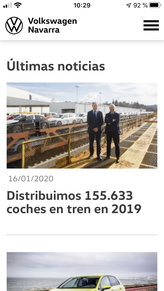 Volkswagen Navarra - Empleados | Indus Appstore | Screenshot